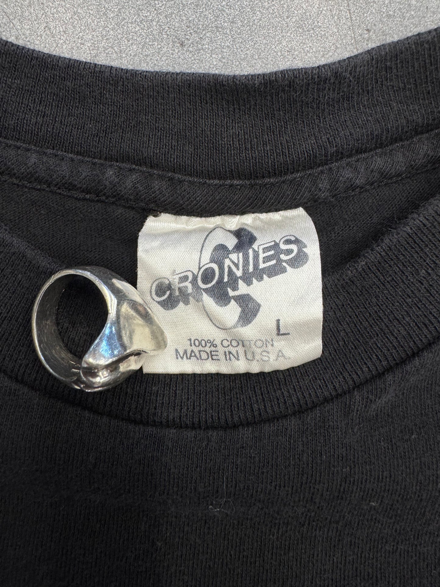 90'S OZZY OSBOURNE NO CRAP ROCK & ROLL TEE (CRONIES TAG)