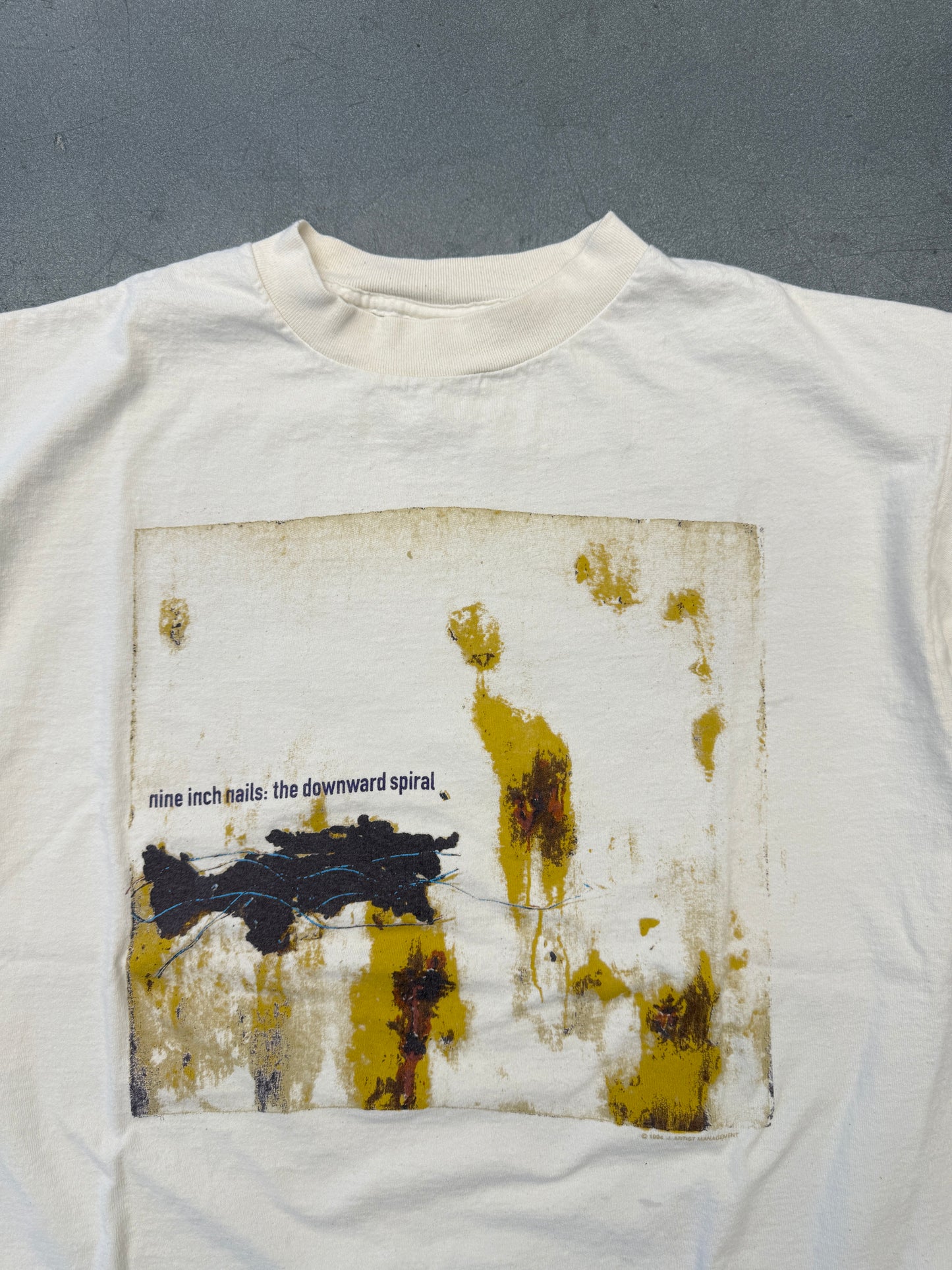 1994 NINE INCH NAILS DOWNWARD SPIRAL TEE (ALL SPORT TAG)