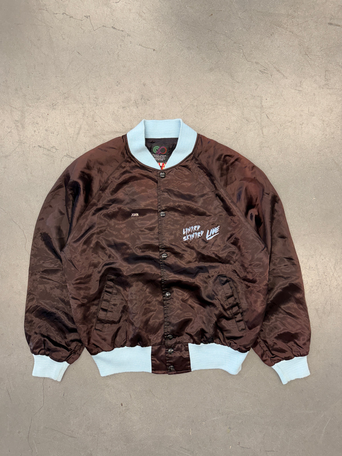 1988 LYNYRD SKYNYRD LIVE TOUR COACH JACKET "JOHN"