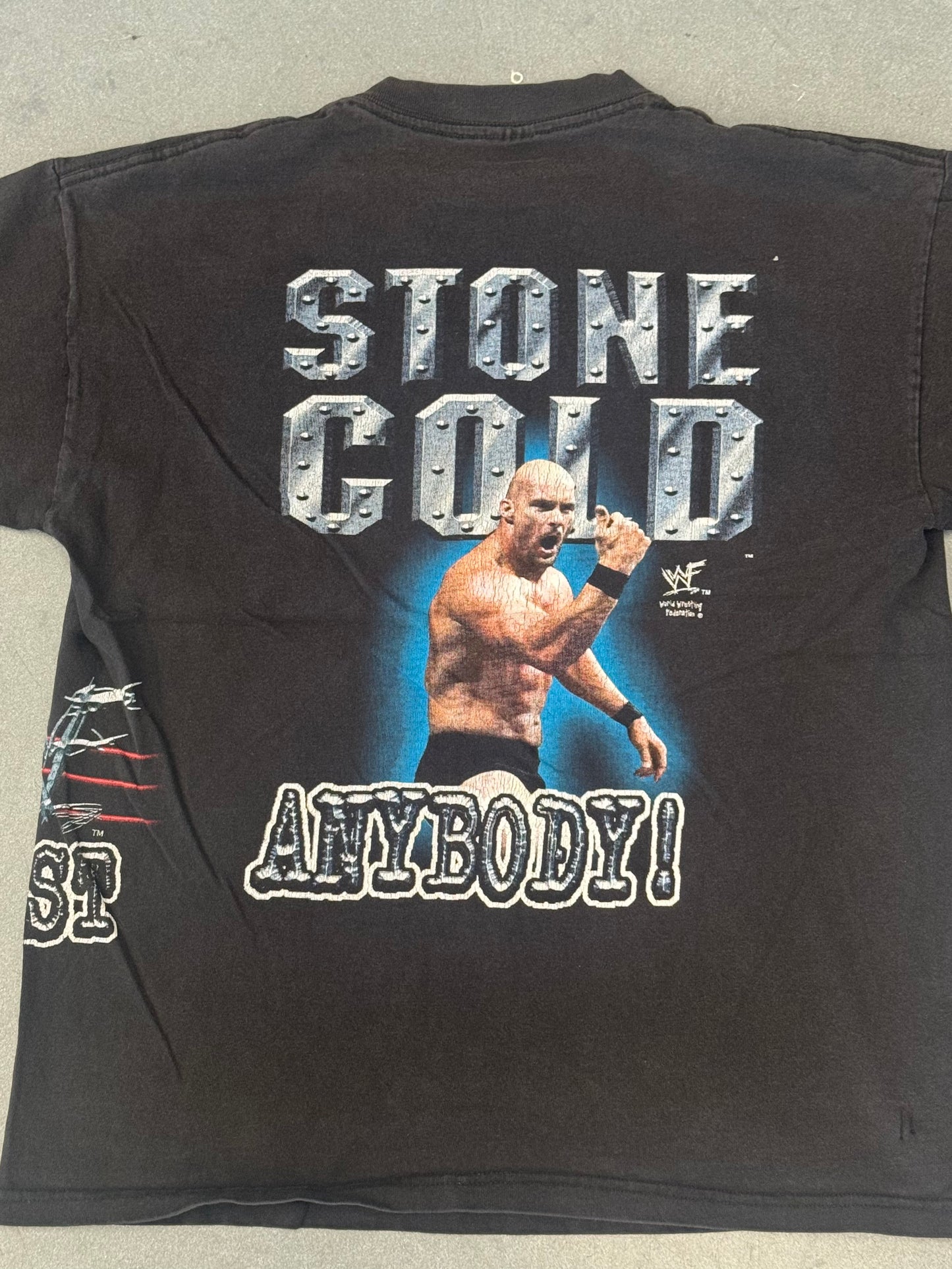 1999 WWF STONE COLD STEVE AUSTIN DONT TRUST ANYBODY! TEE (CUT TAG)