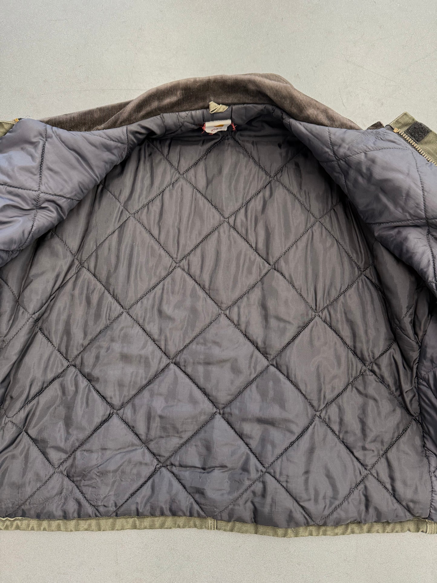 90'S CARHARTT TRADITIONAL ZIP-UP ARCTIC QUILT LINED JACKET (CARHARTT CUT TAG)