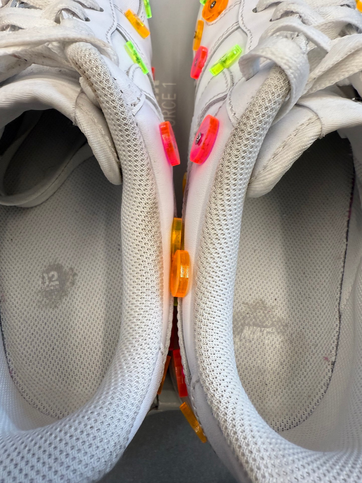 2019 SIZE 10 AIR FORCE 1 FLIGHT CLUB MIAMI OPENING CUSTOM TBD IN PROGRESS (PRE-OWNED WITH BOX)