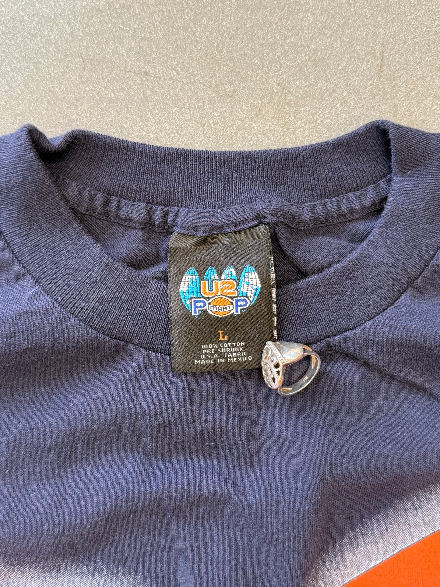 1997 WU-TANG BIG LOGO TEE (U2 POP MART TAG)