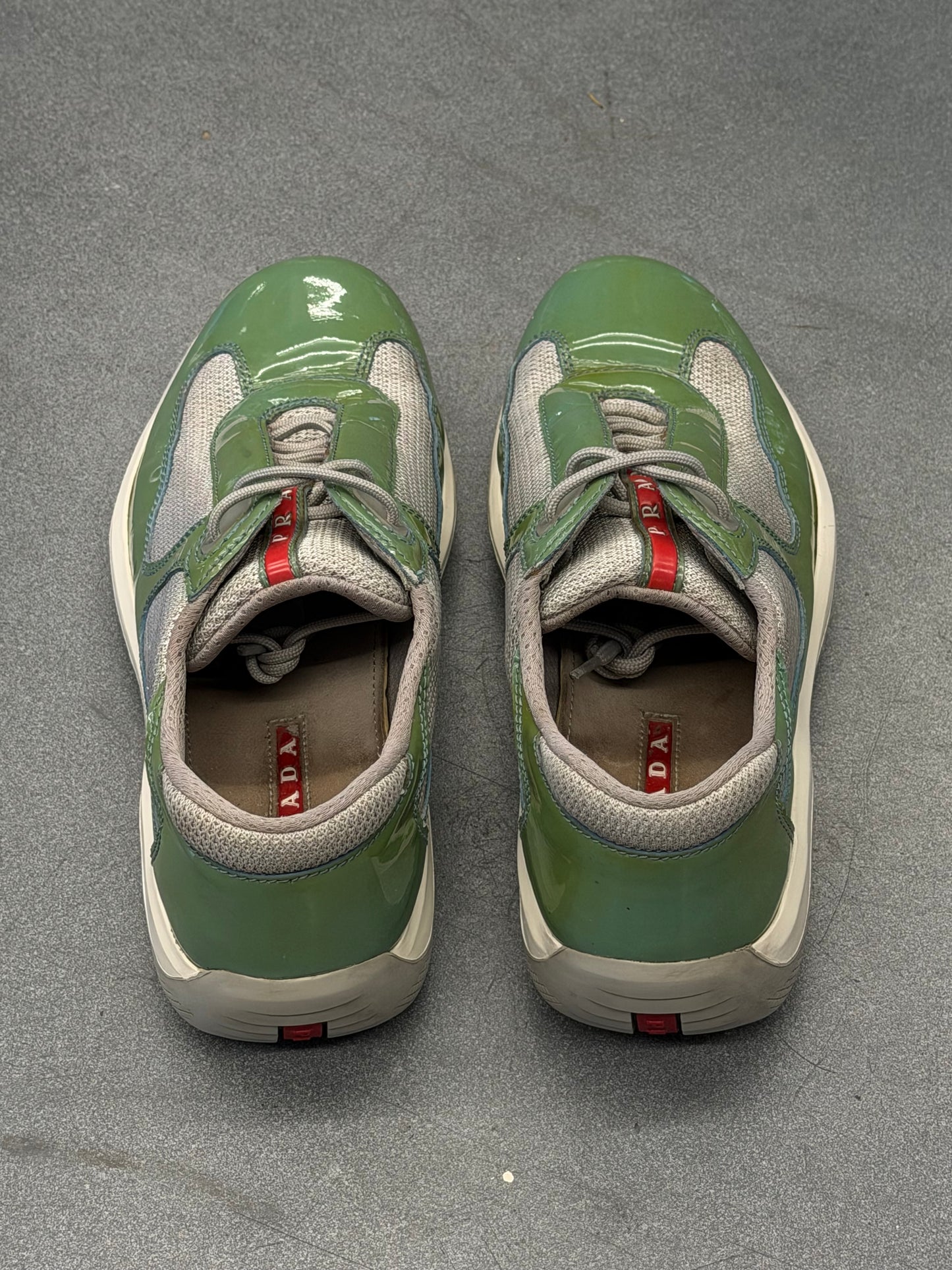 PRADA AMERICA'S CUP SNEAKER - GREEN (W/O BOX)