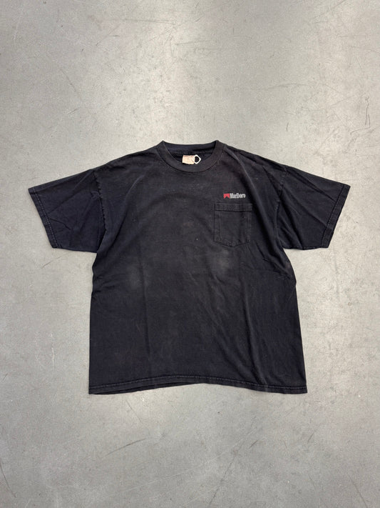 90S MARLBORO RANCH PARTY MULLET POCKET TEE (AMERICAN BORN TAG)