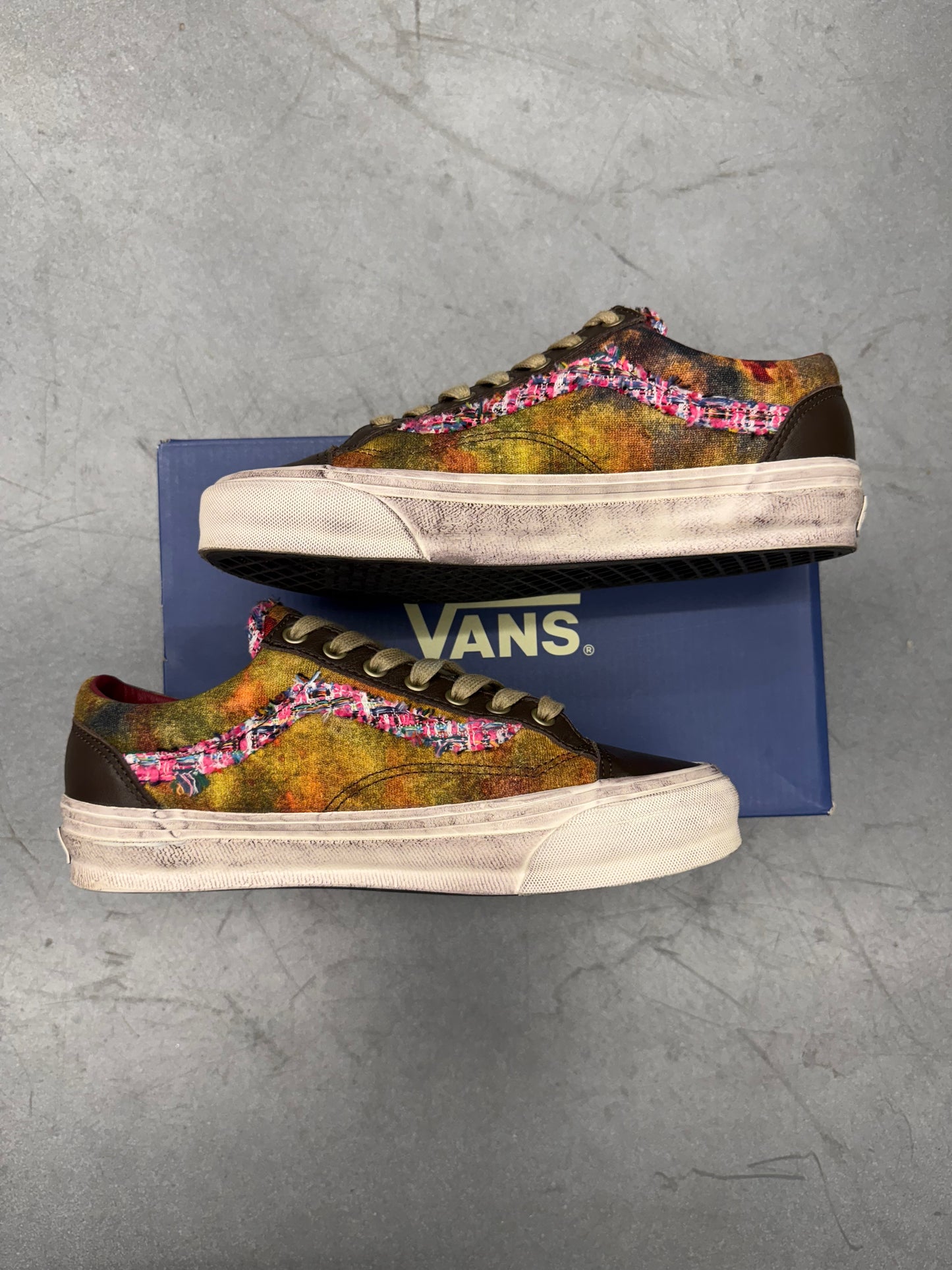 2025 SIZE 7.5 VANS OLD SKOOL 36 LX SOUVENIR WARM BROWN (PRE-OWNED WITH BOX)