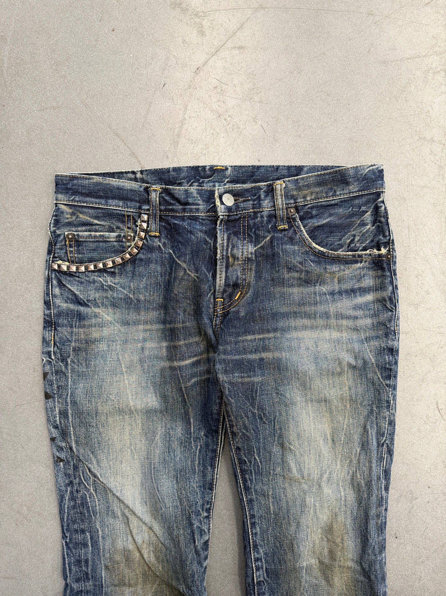 VINTAGE HYSTERIC GLAMOUR "TOO DRUNK TO FUCK" JEANS