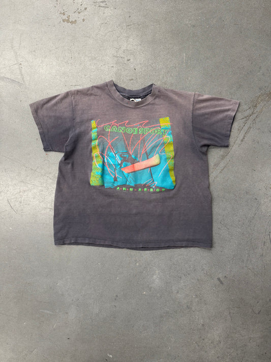 90S CANOE SPORT ANN ARBOR TEE (HANES TAG)