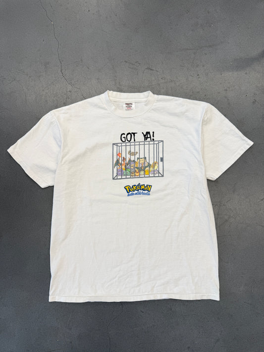1999 POKEMON GOT YA! CAGE TEE (POWERPRO ONEITA TAG)