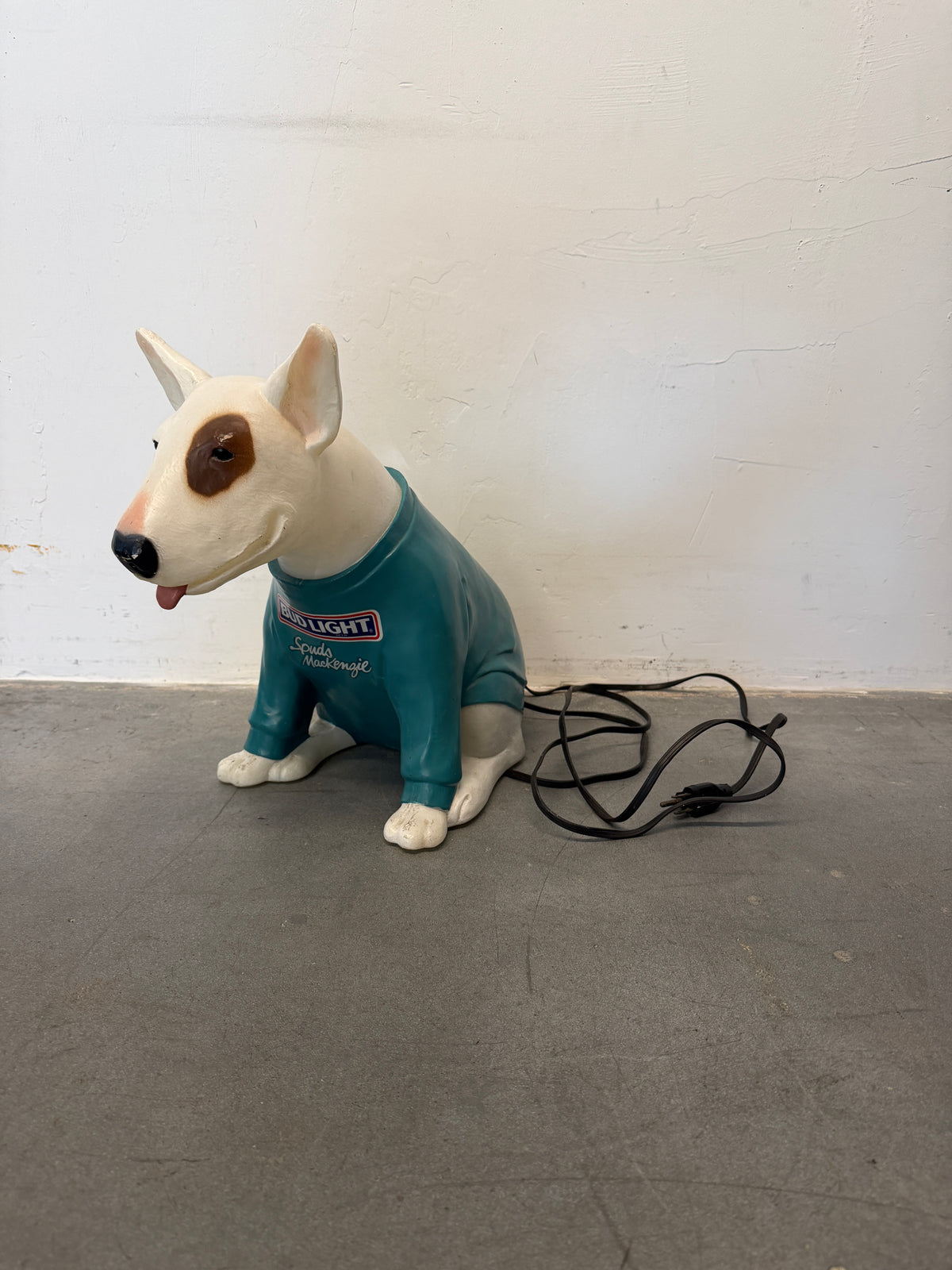 1987 BUD LIGHT SPUDS MACKENZIE LIGHT-UP BAR DISPLAY