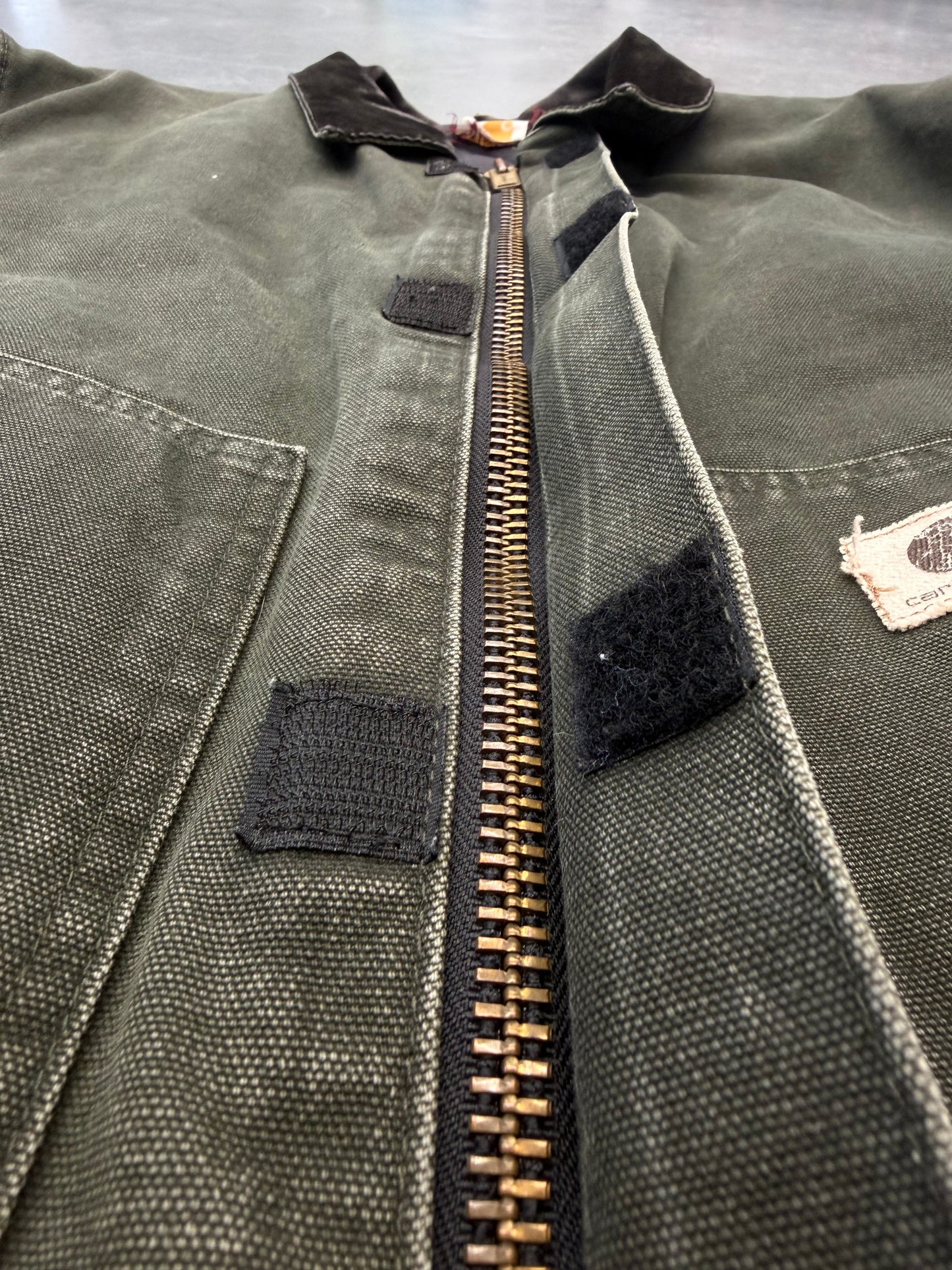 90'S CARHARTT TRADITIONAL ZIP-UP ARCTIC QUILT LINED JACKET (CARHARTT CUT TAG)