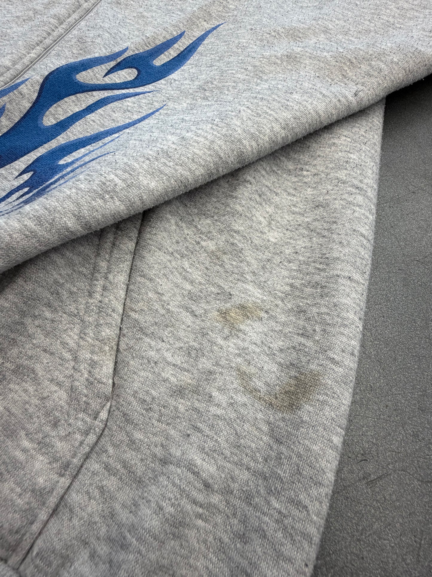 2005 HARLEY-DAVIDSON ATLANTA, GA BLUE FLAME FULL-ZIP HOODIE