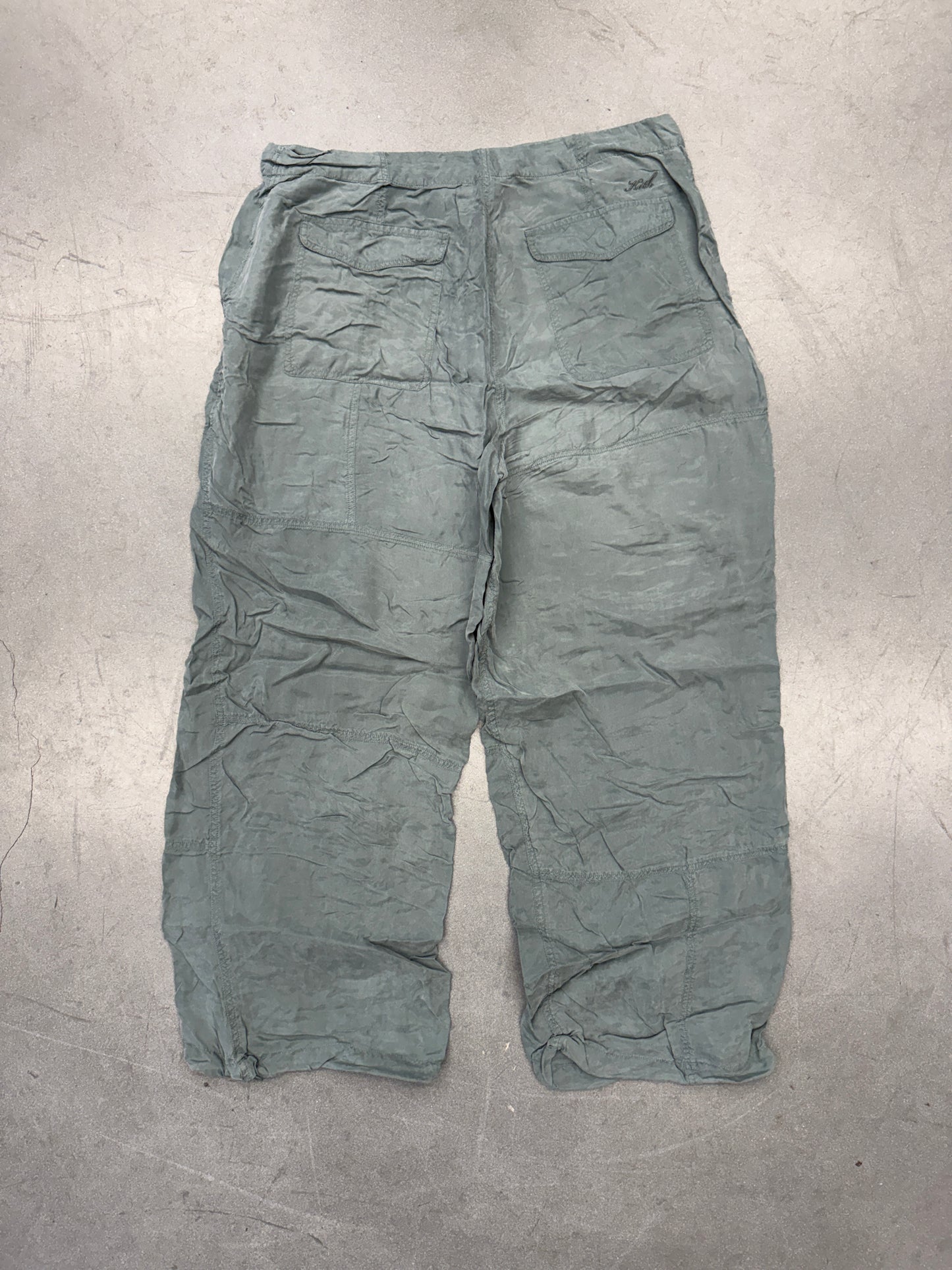 KITH WOMEN CUPRO LINEN BEACH PANT - MINT GREEN