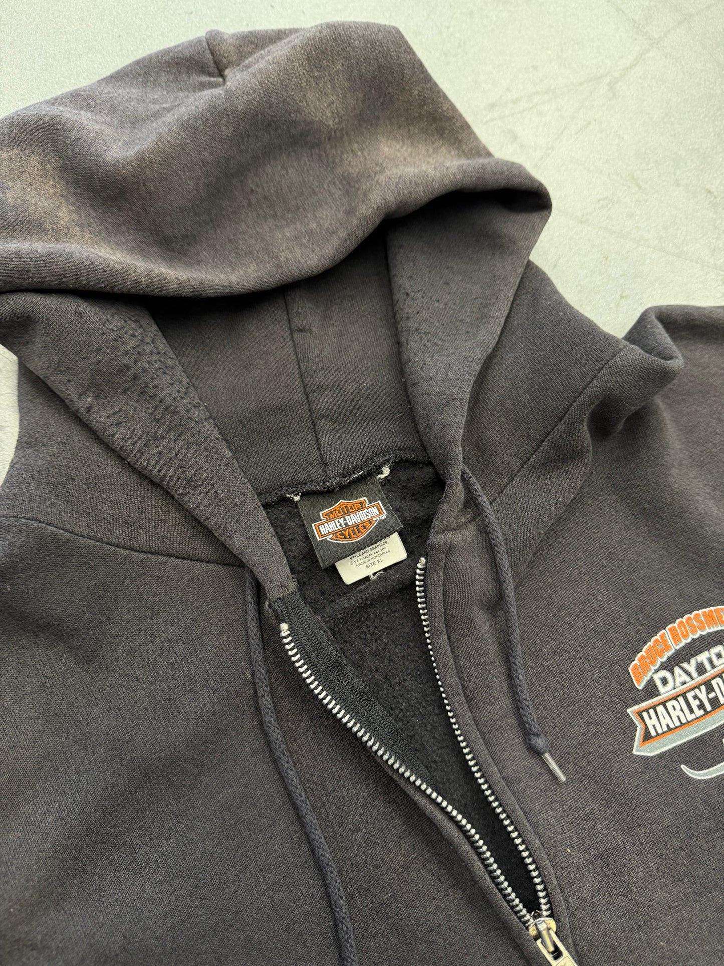 2005 HARLEY-DAVIDSON DAYTONA BRUCE ROSSMEYER'S ZIP UP HOODIE