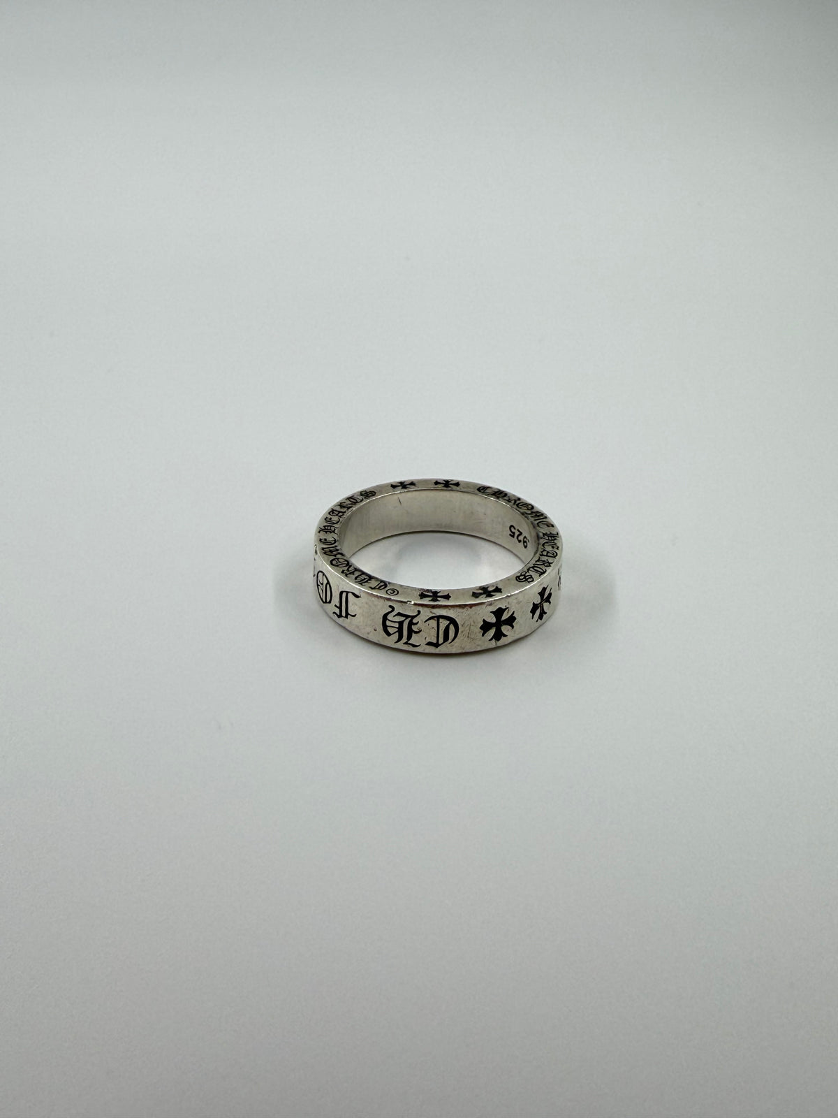 CHROME HEARTS CH FOREVER SPACER SILVER RING (11.5)