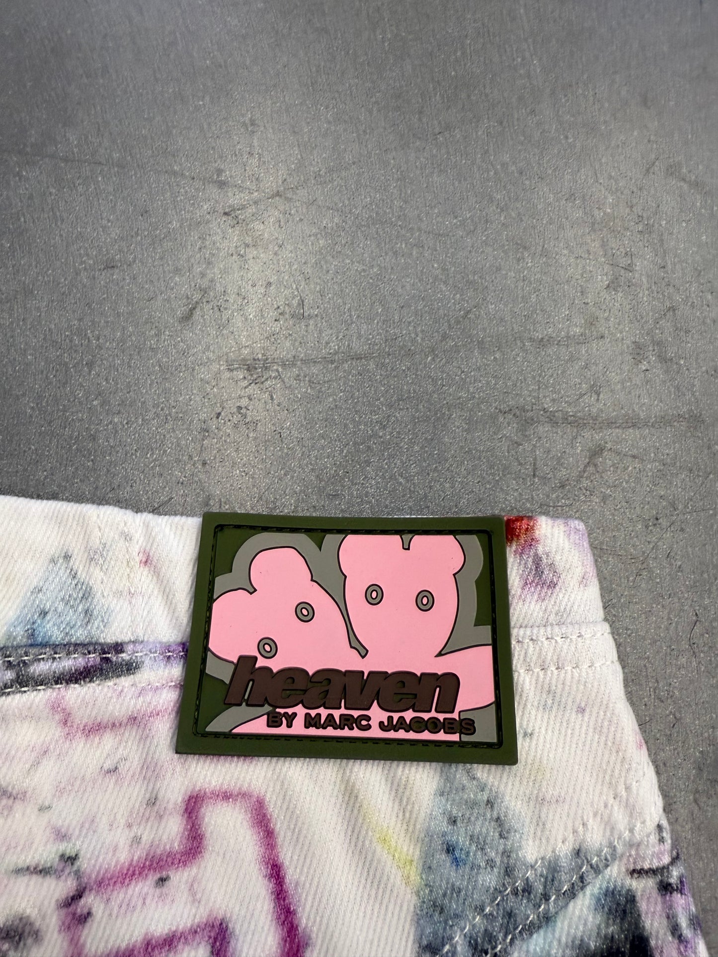 HEAVEN BY MARC JACOBS DON'T THINK FLARED STAR JEANS