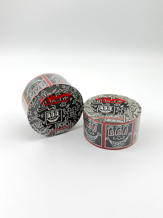 VINTAGE KEITH HARING ESTATE PACKING TAPE - THREE EYED FACE
