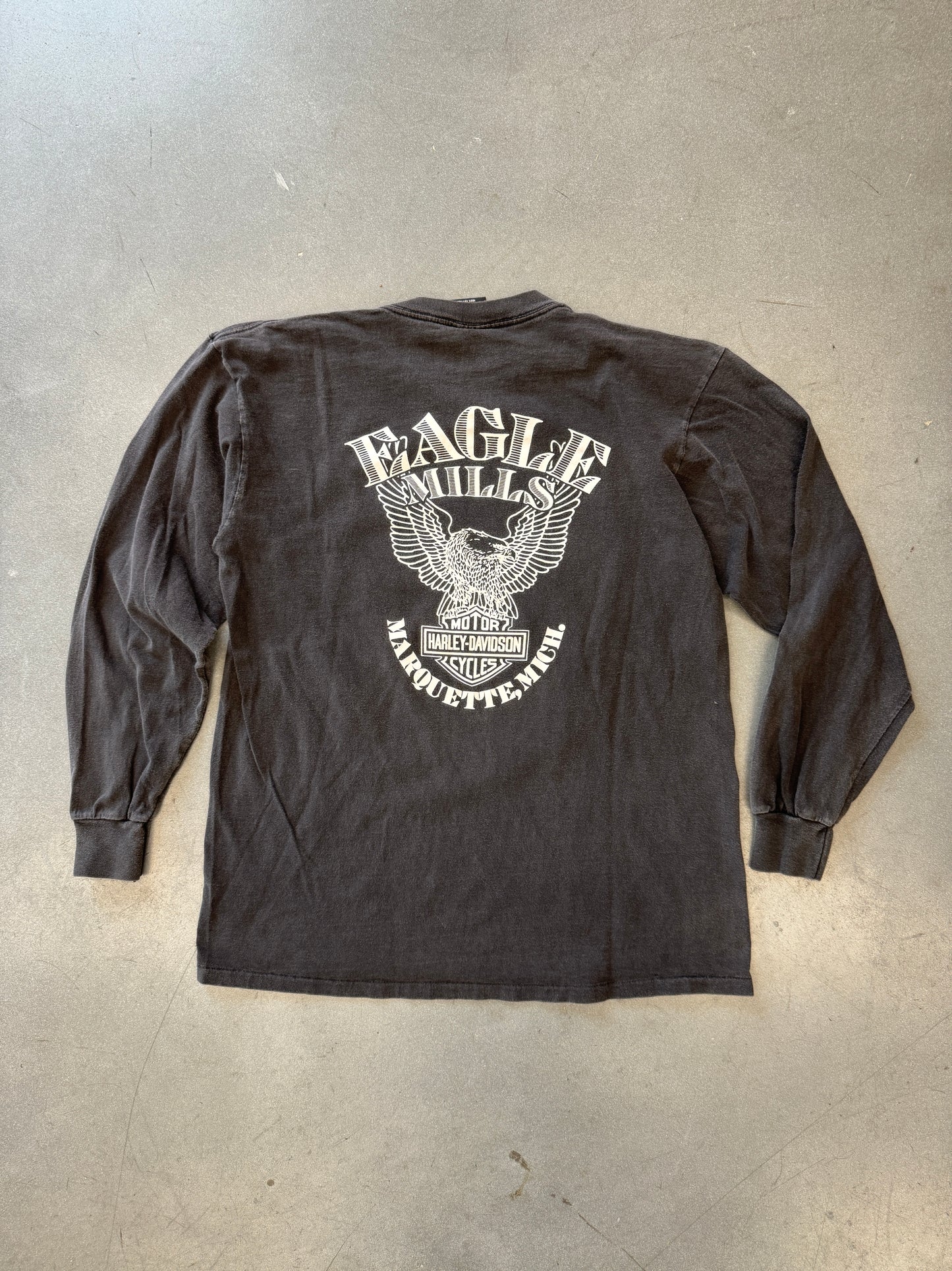 1994 HARLEY-DAVIDSON MOTORCYCLE EAGLE RIPPING THROUGH LS TEE