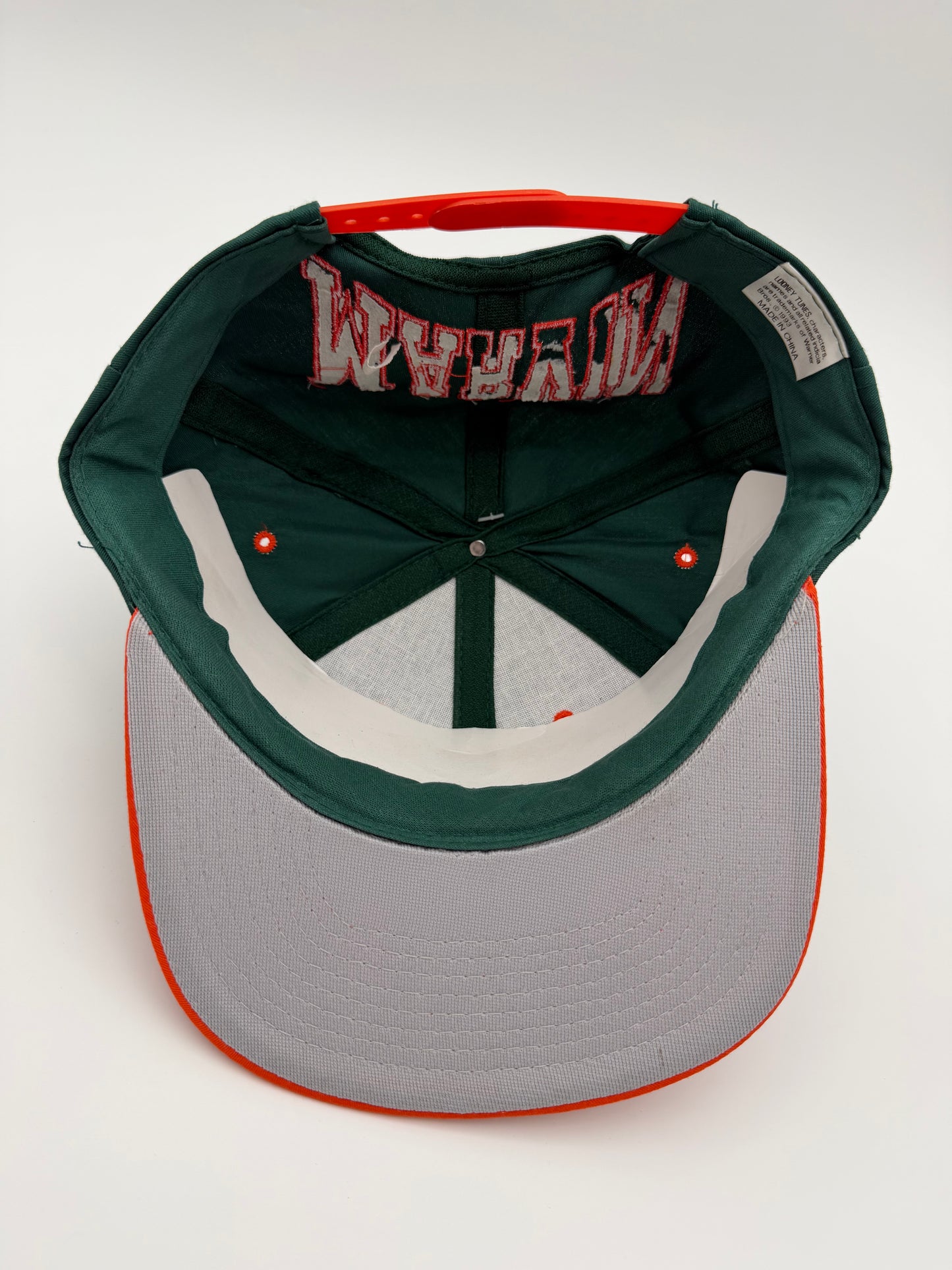 1993 MIAMI HURRICANES MARVIN THE MARTIAN SNAPBACK (NWT)