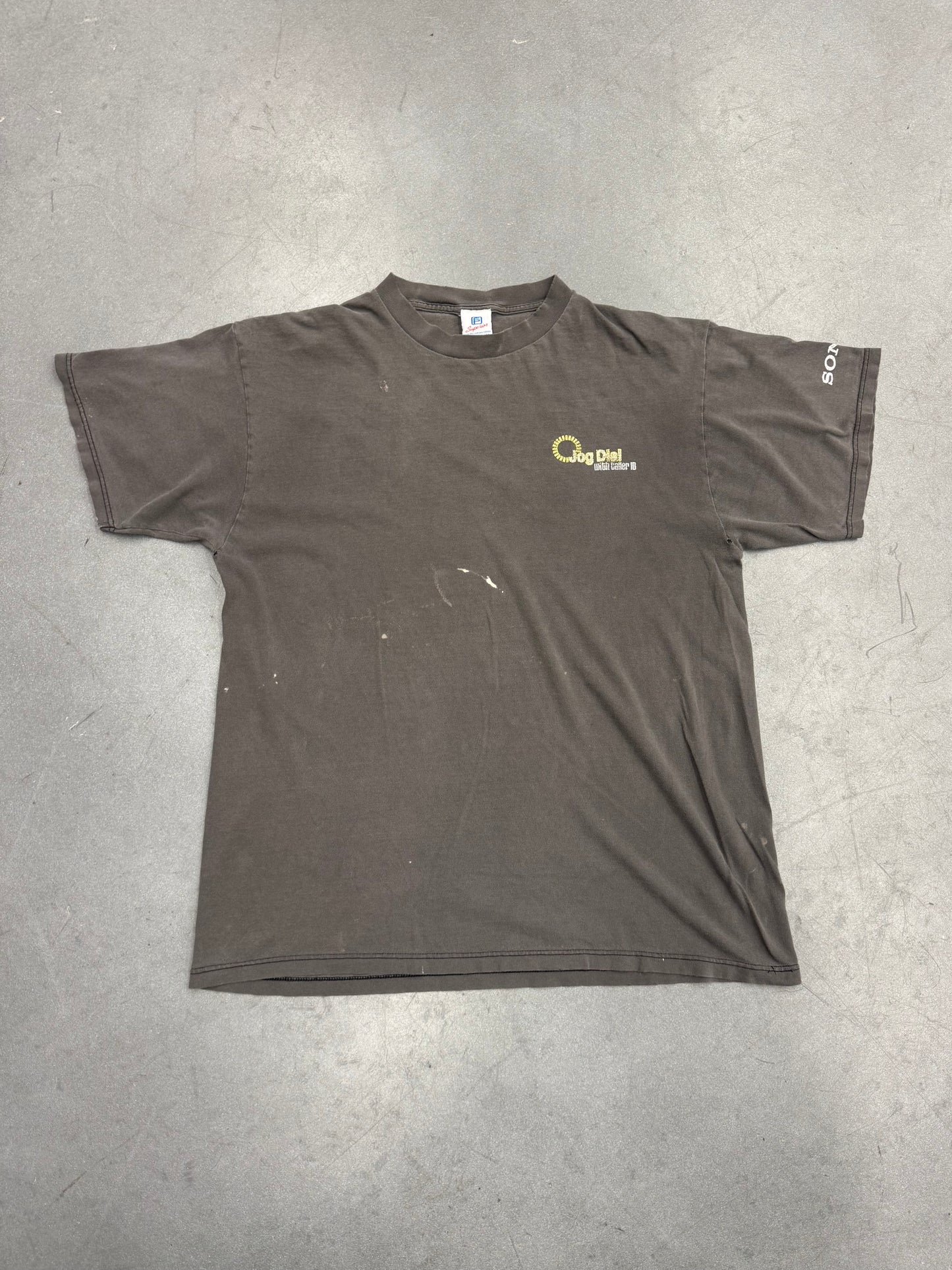 Y2K JOG DIAL WITH CALLER ID "GET HOOKED" TEE (SUPERIOR TAG)