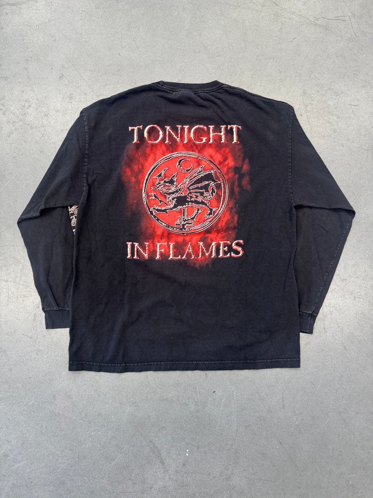 2006 CRADLE OF FILTH TONIGHT IN FLAMES LONG SLEEVE TEE (TRIPLE AAA TAG)