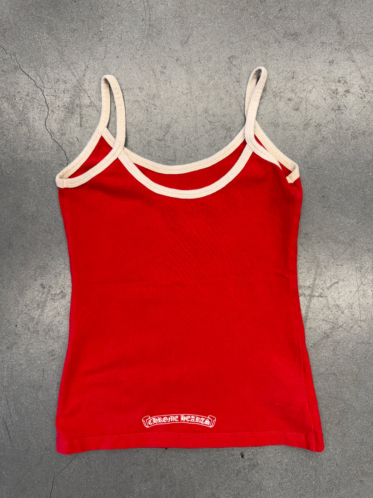 CHROME HEARTS ROLLER SKATES TANK TOP - RED