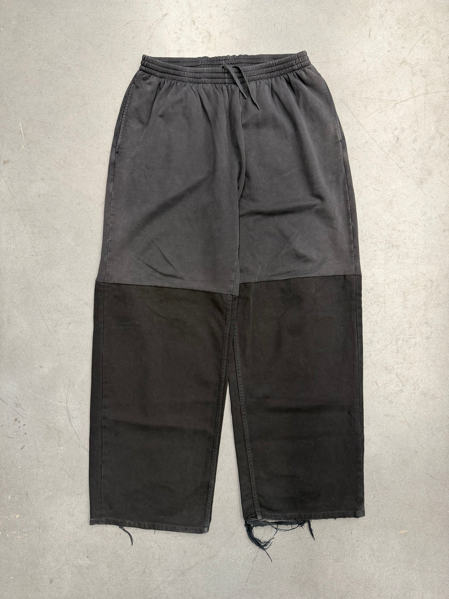 BALENCIAGA HYBRID DENIM SWEATPANTS