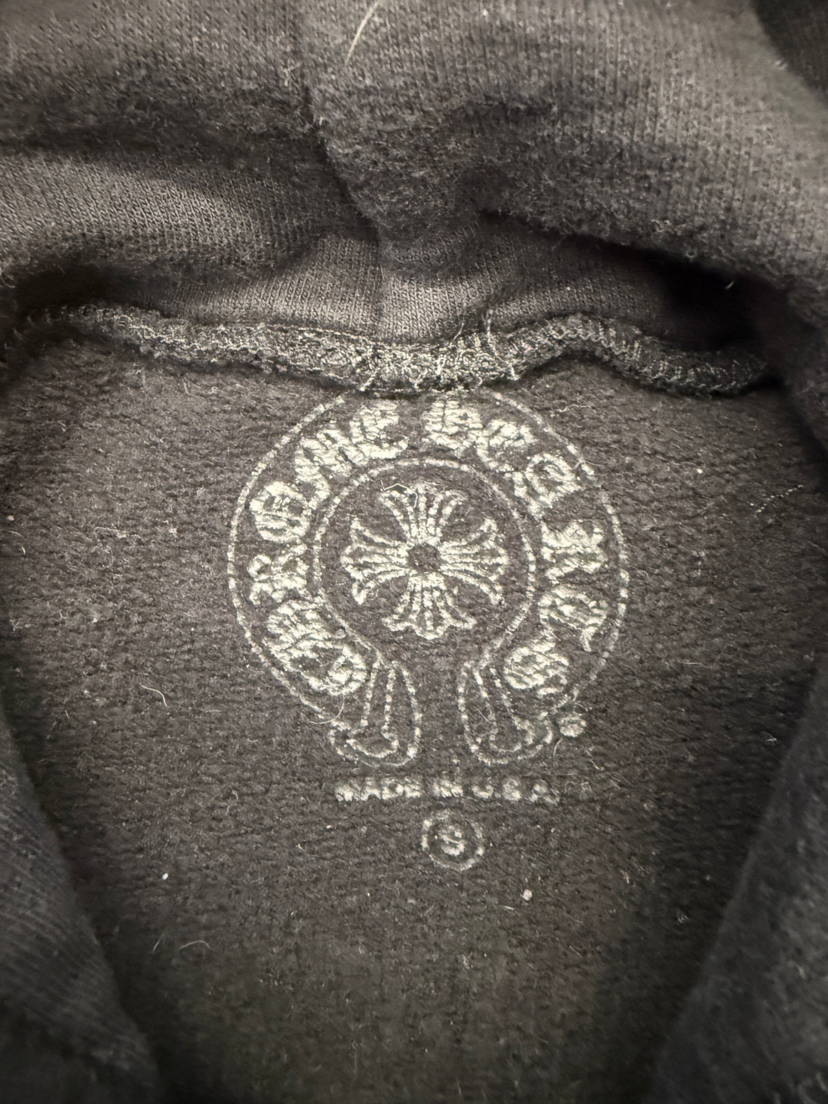 CHROME HEARTS SCROLL PULLOVER HOODIE