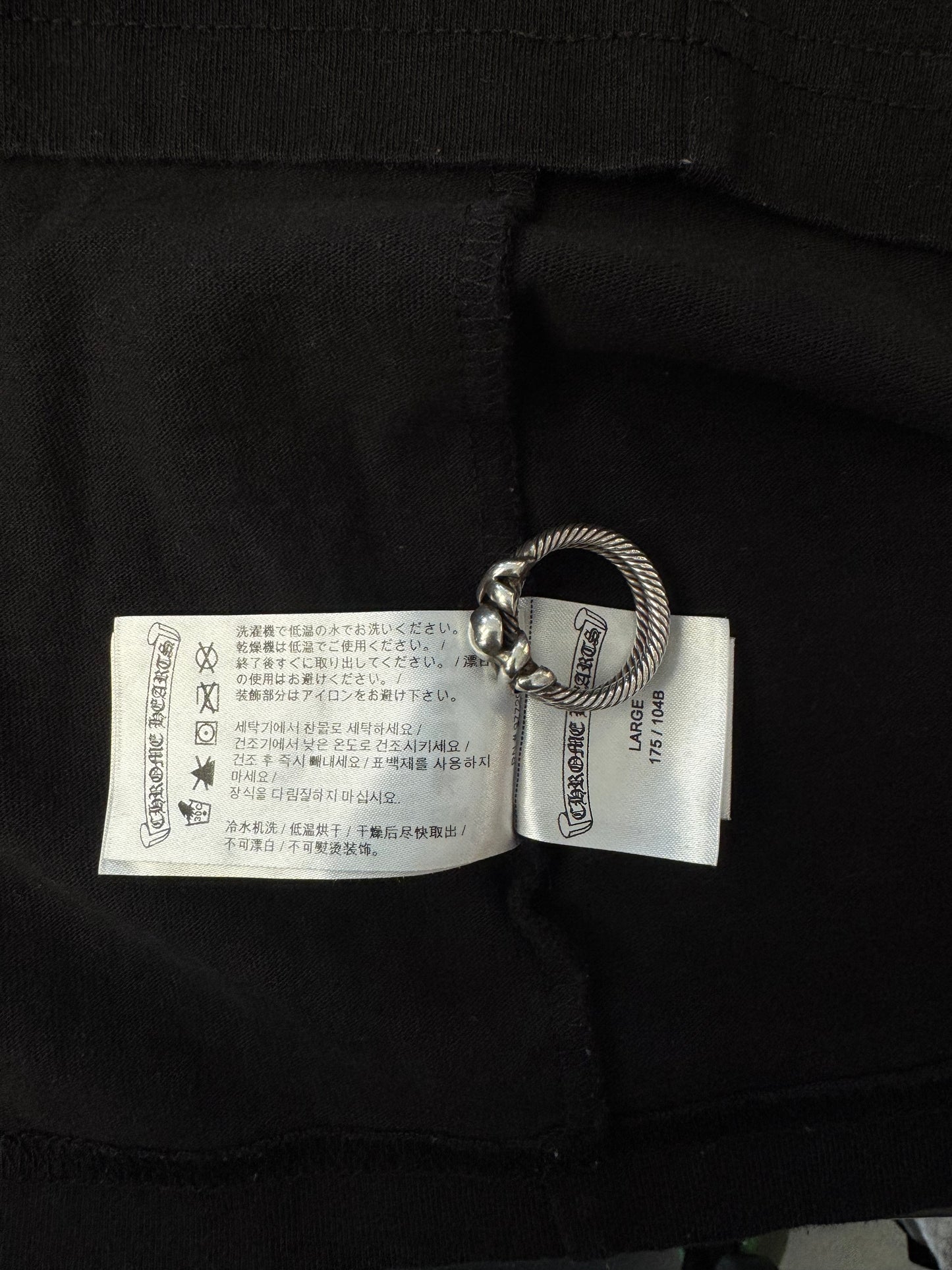 CHROME HEARTS X MATTY BOY "STAY FAST" RACE TEAM LS TEE - BLACK