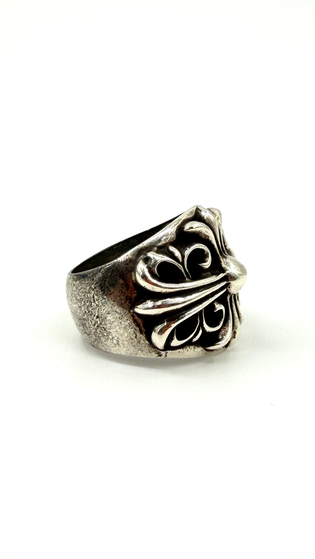 CHROME HEARTS KEEPER SILVER RING