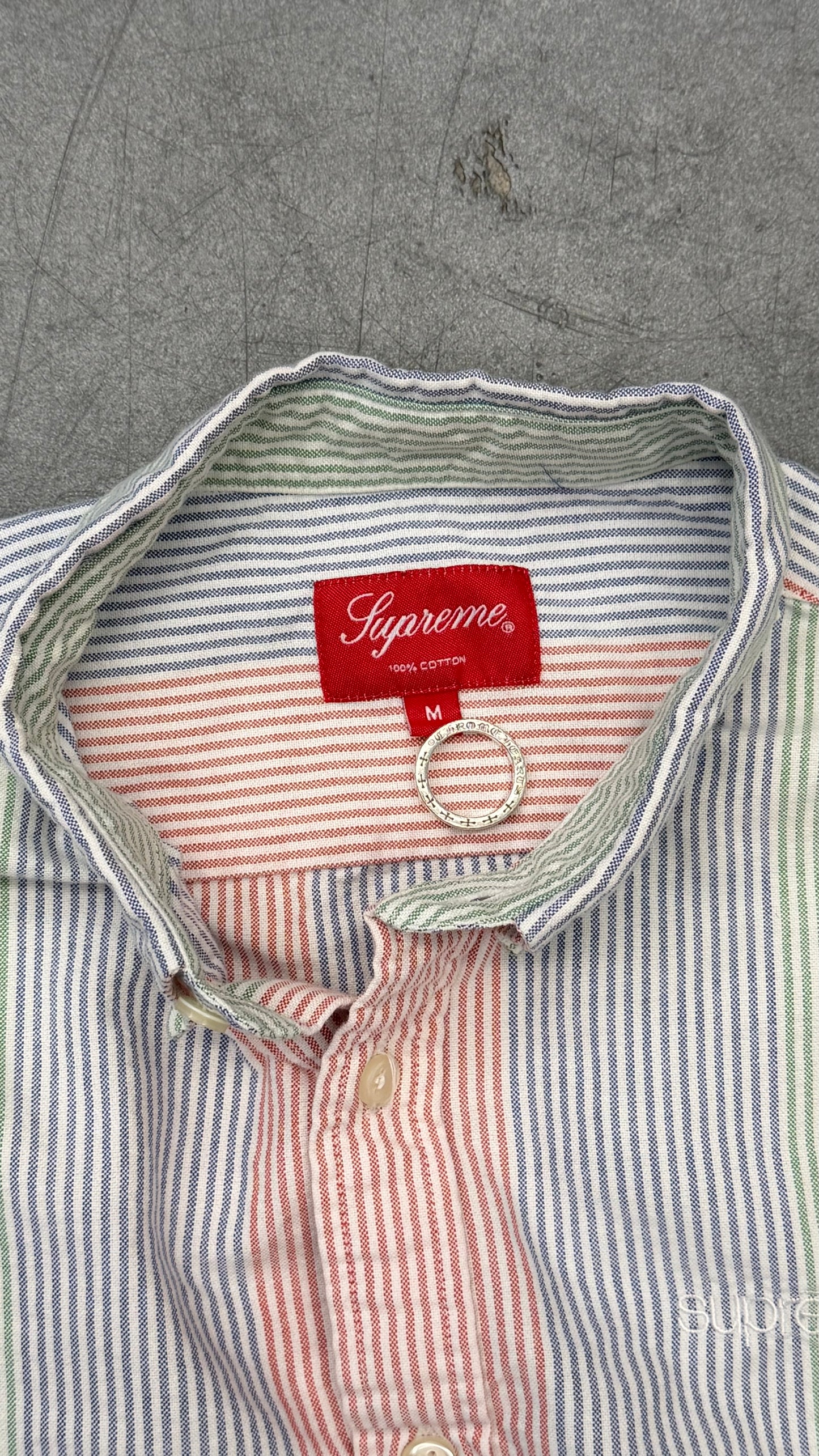 SS20 SUPREME OXFORD SHIRT - MULTI STRIPE