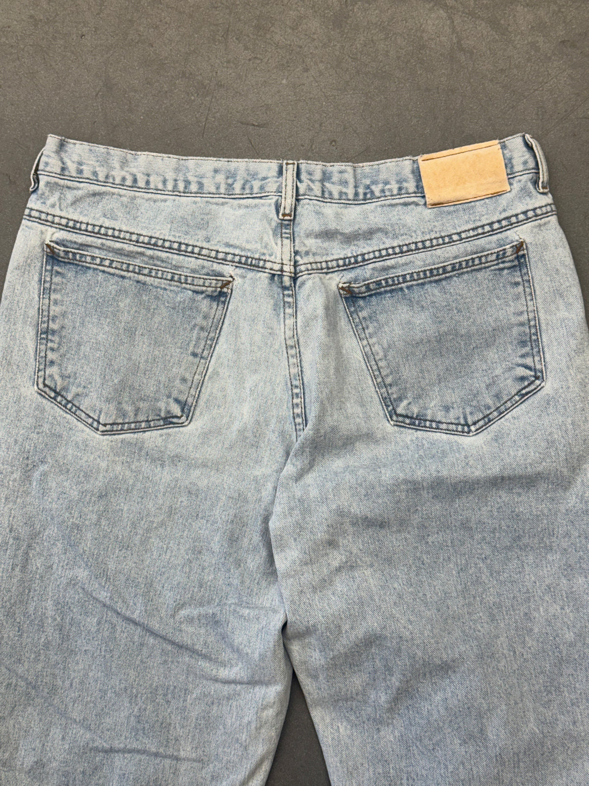 90S MARITHE FRANCOIS GIRBAUD LIGHT WASH DENIM JEANS (36)
