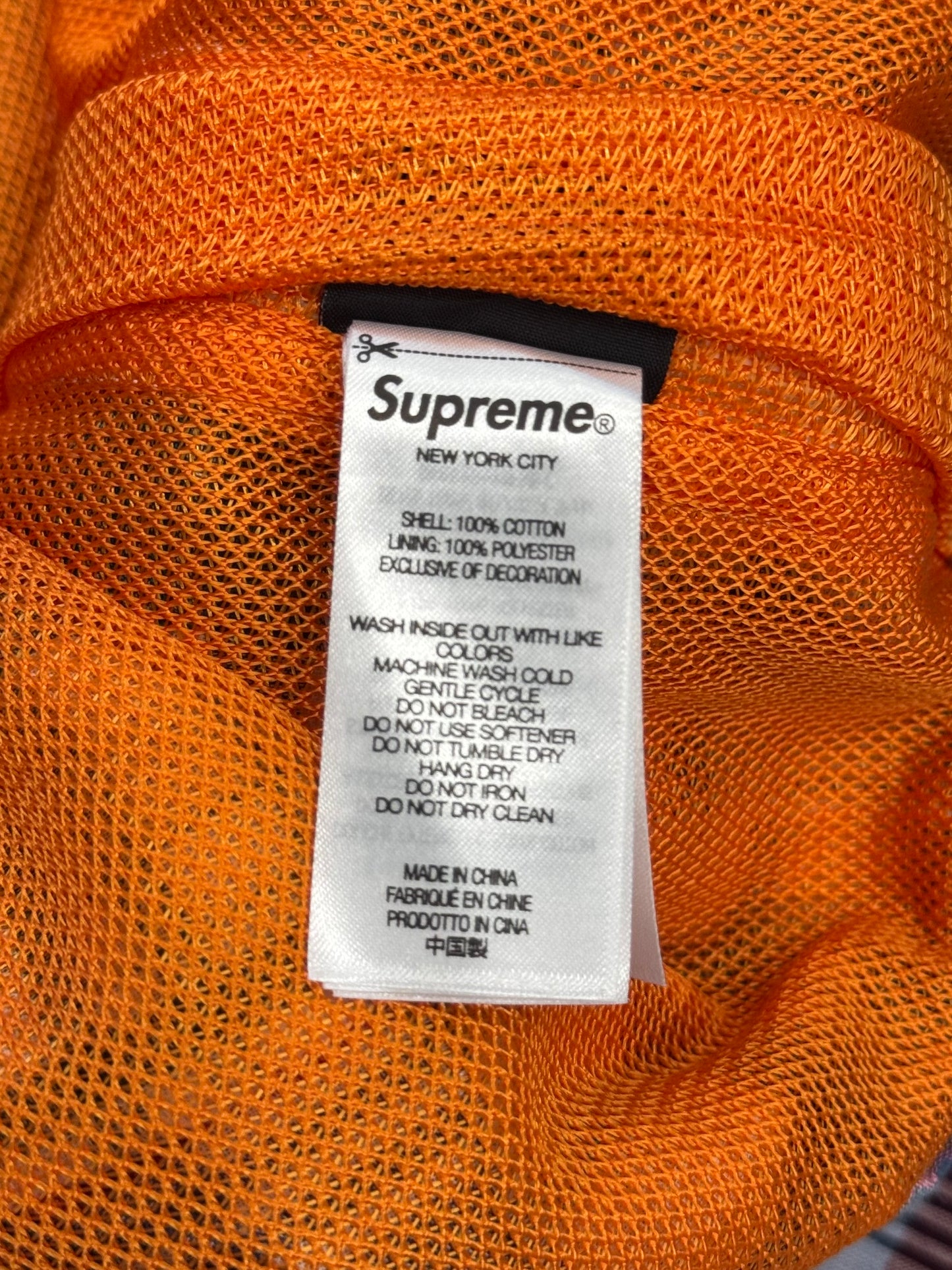 SS25 SUPREME X GOODENOUGH PATCHWORK FULLL ZIP TRACK PANT - MULTICOLOR (NWT)