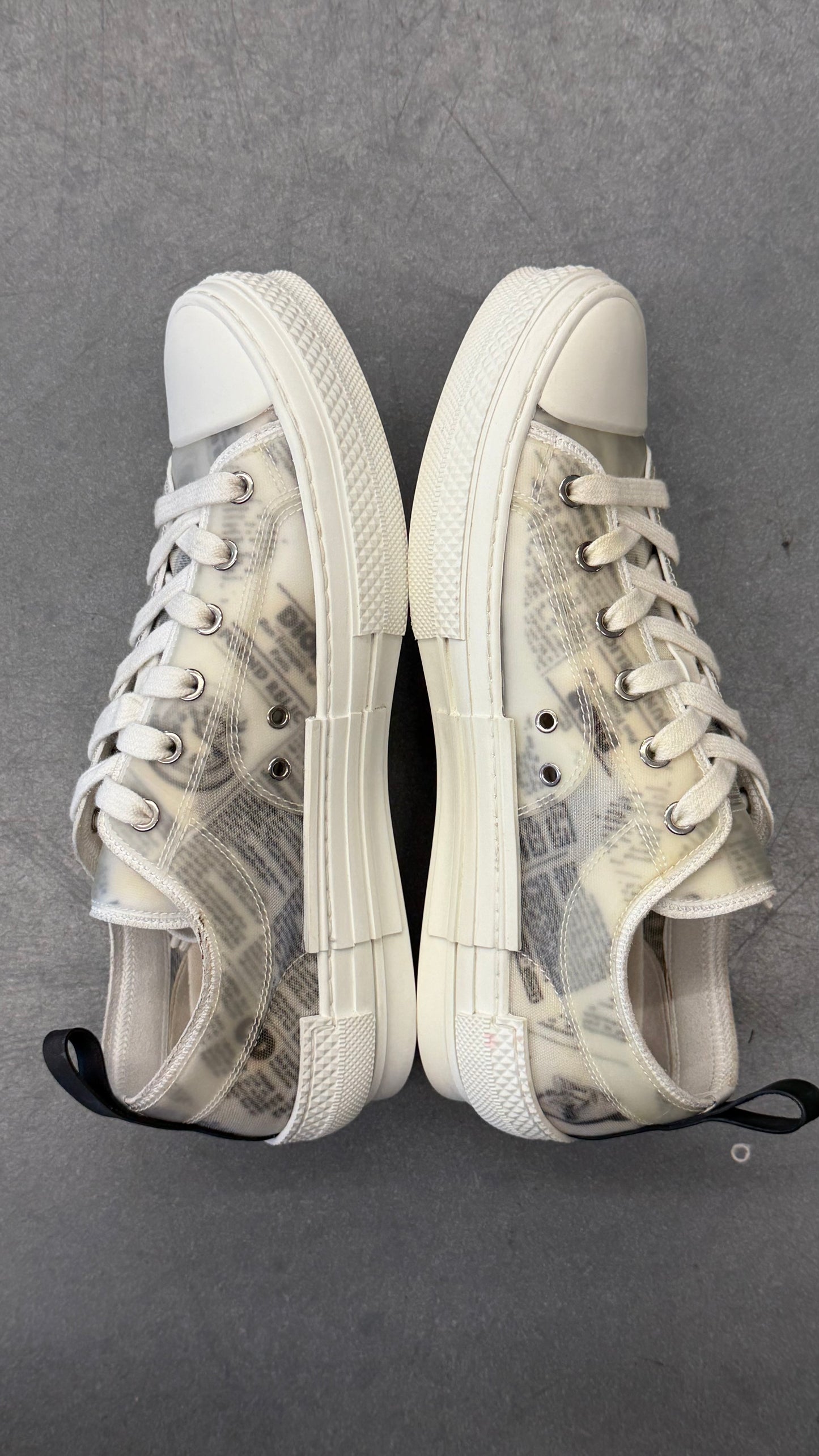 DIOR B23 LOW TOP DANIEL ARSHAM NEWSPAPER (EURO 40)