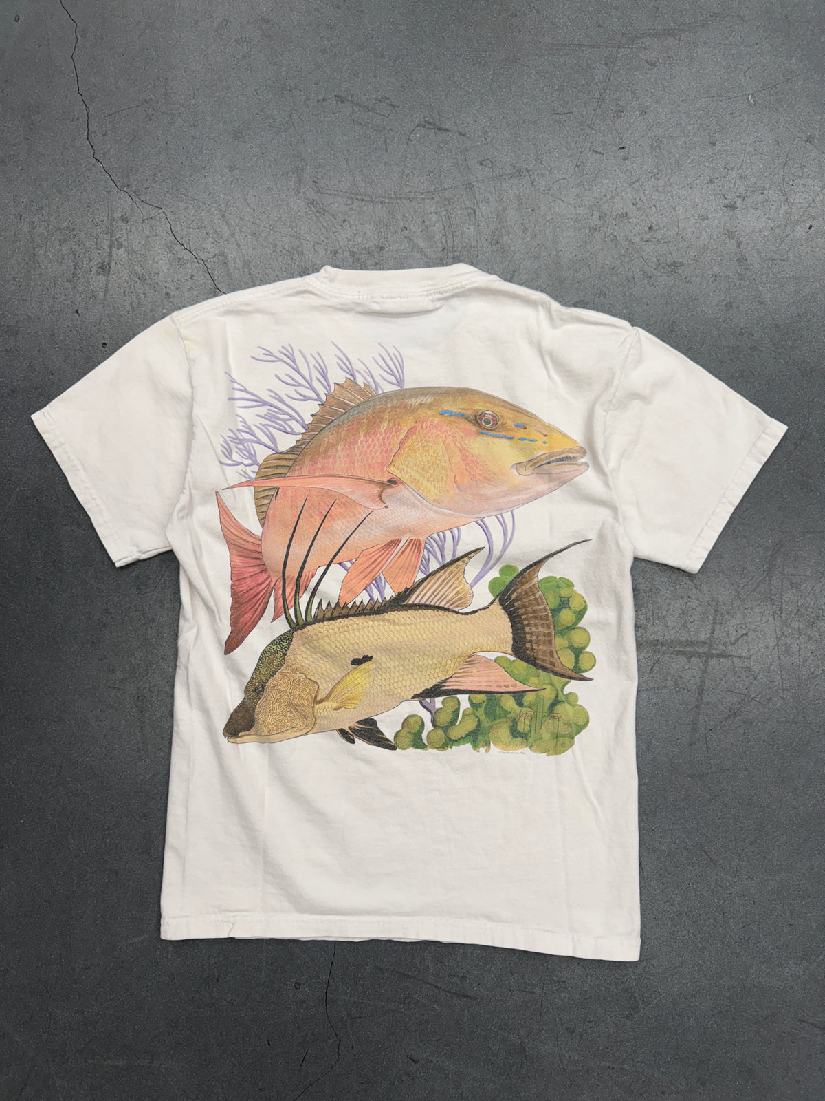 2004 GUY HARVEY ORIGINAL POCKET TEE ( BLUEWATER TAG)