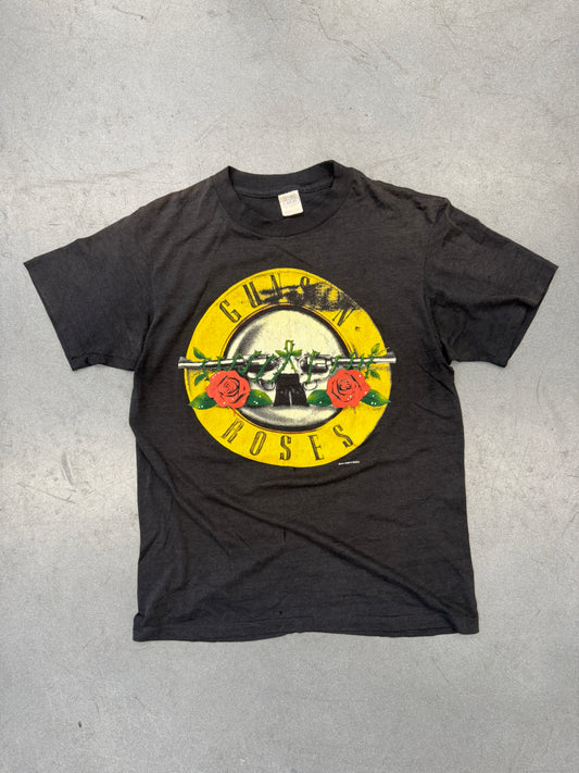 1987 "GUNS N ROSES WAS HERE" DOUBLE REVOLVER ALBUM COVER TEE (CHED TAG)