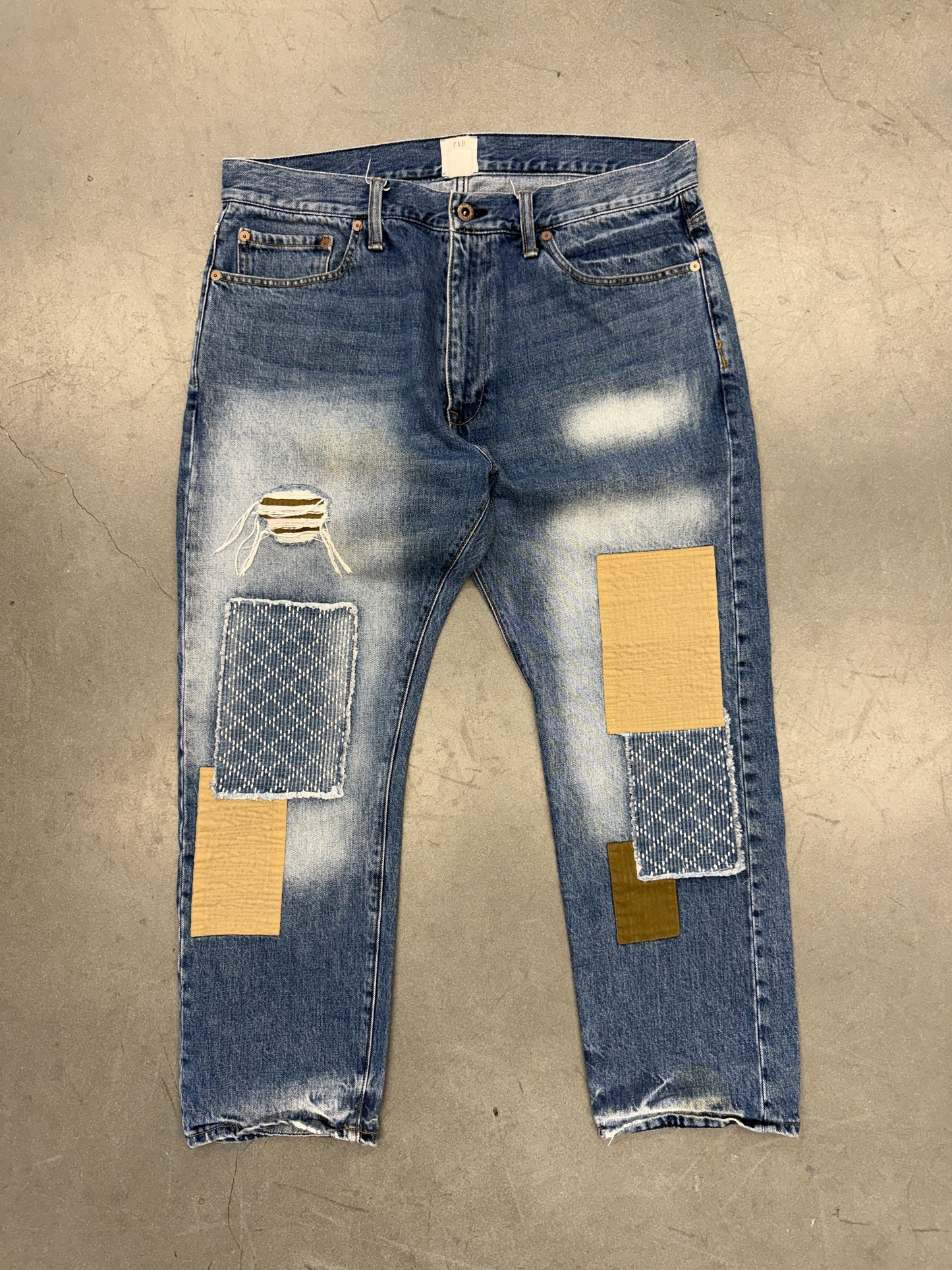 GAP X UNITED ARROWS PATCHWORK JEANS