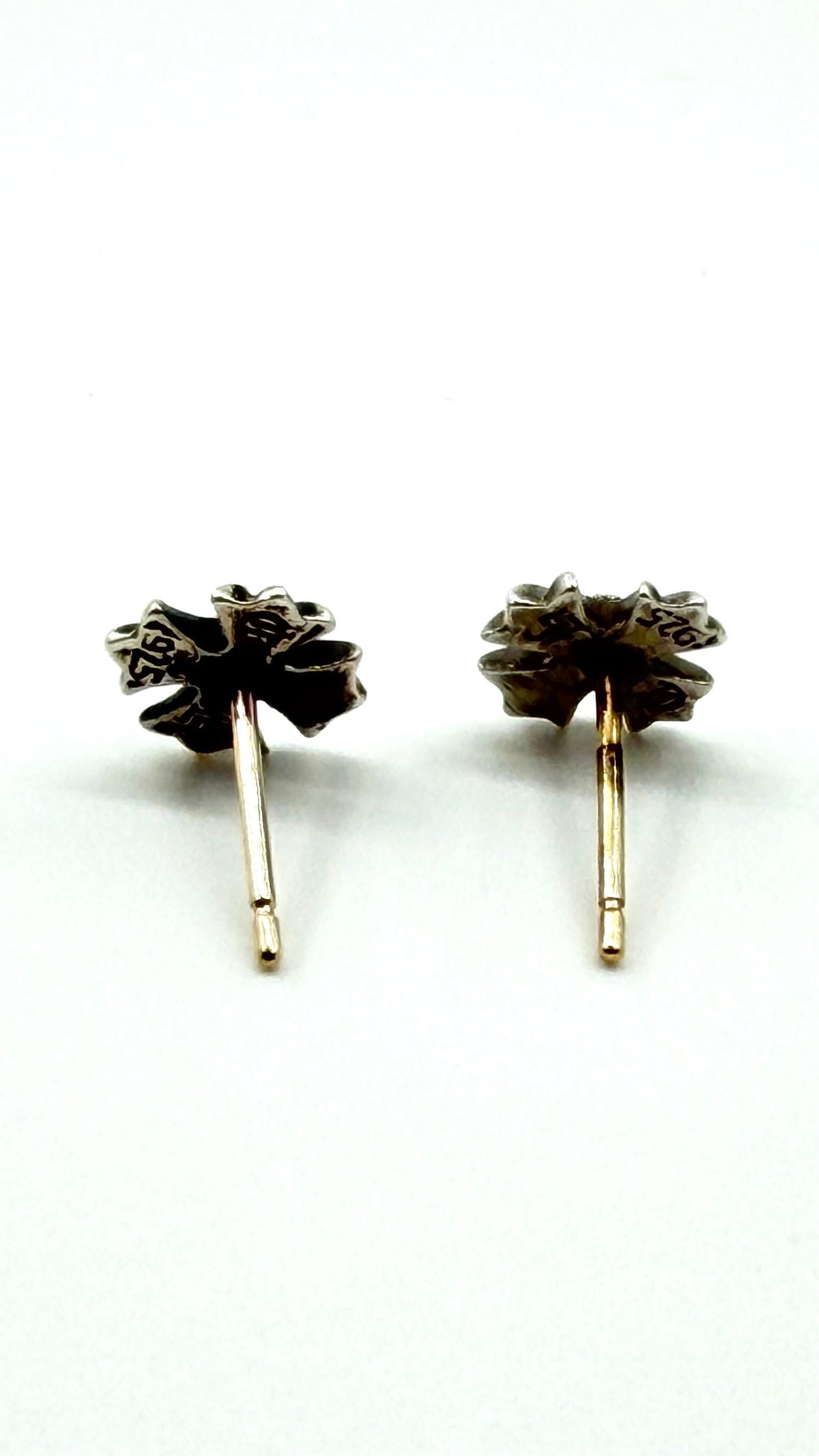 CHROME HEARTS PLUS STUD SILVER EARRING