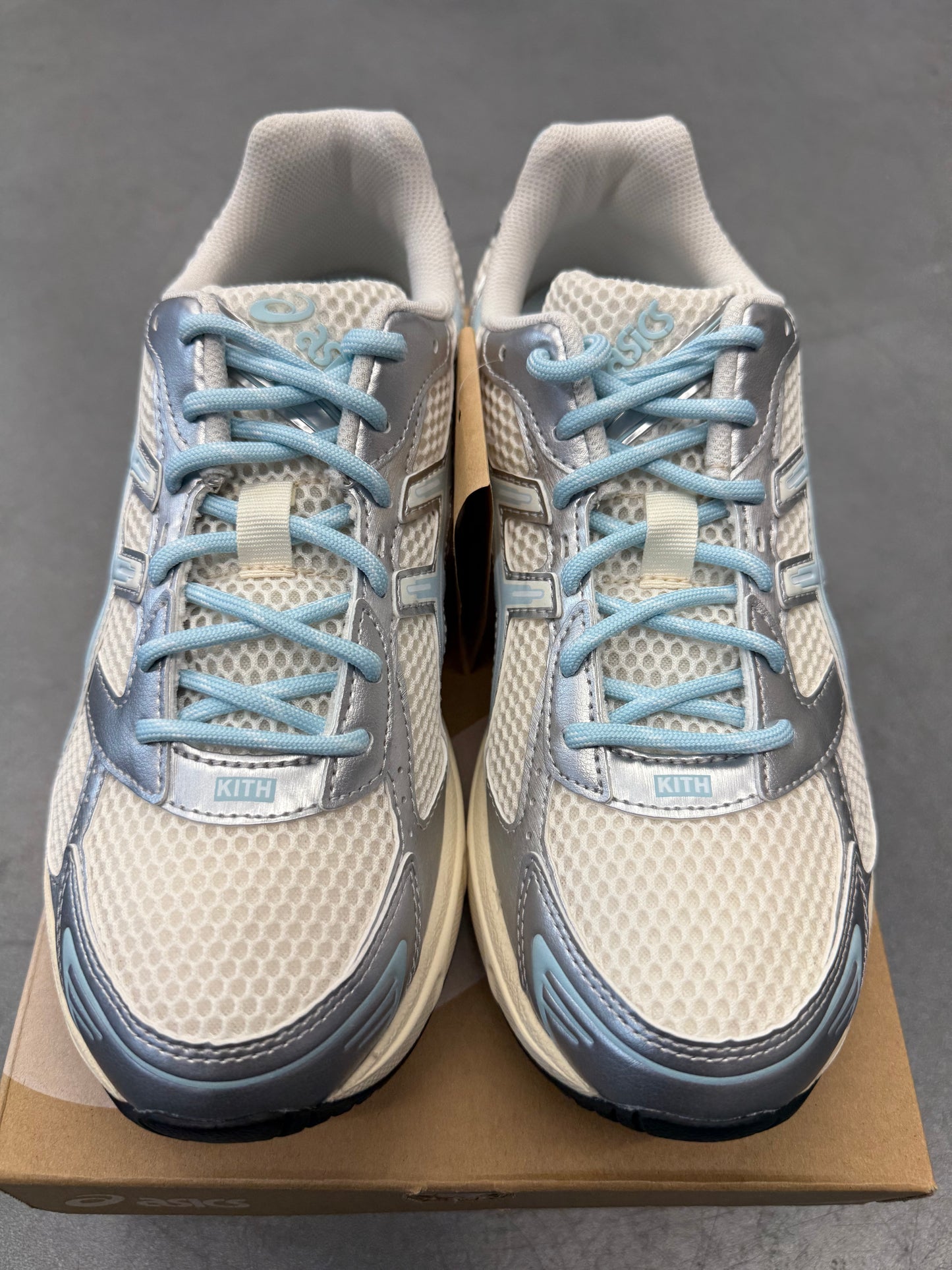 2023 SIZE 8 ASICS GEL-1130 KITH CREAM STARLIGHT BLUE (NWT)