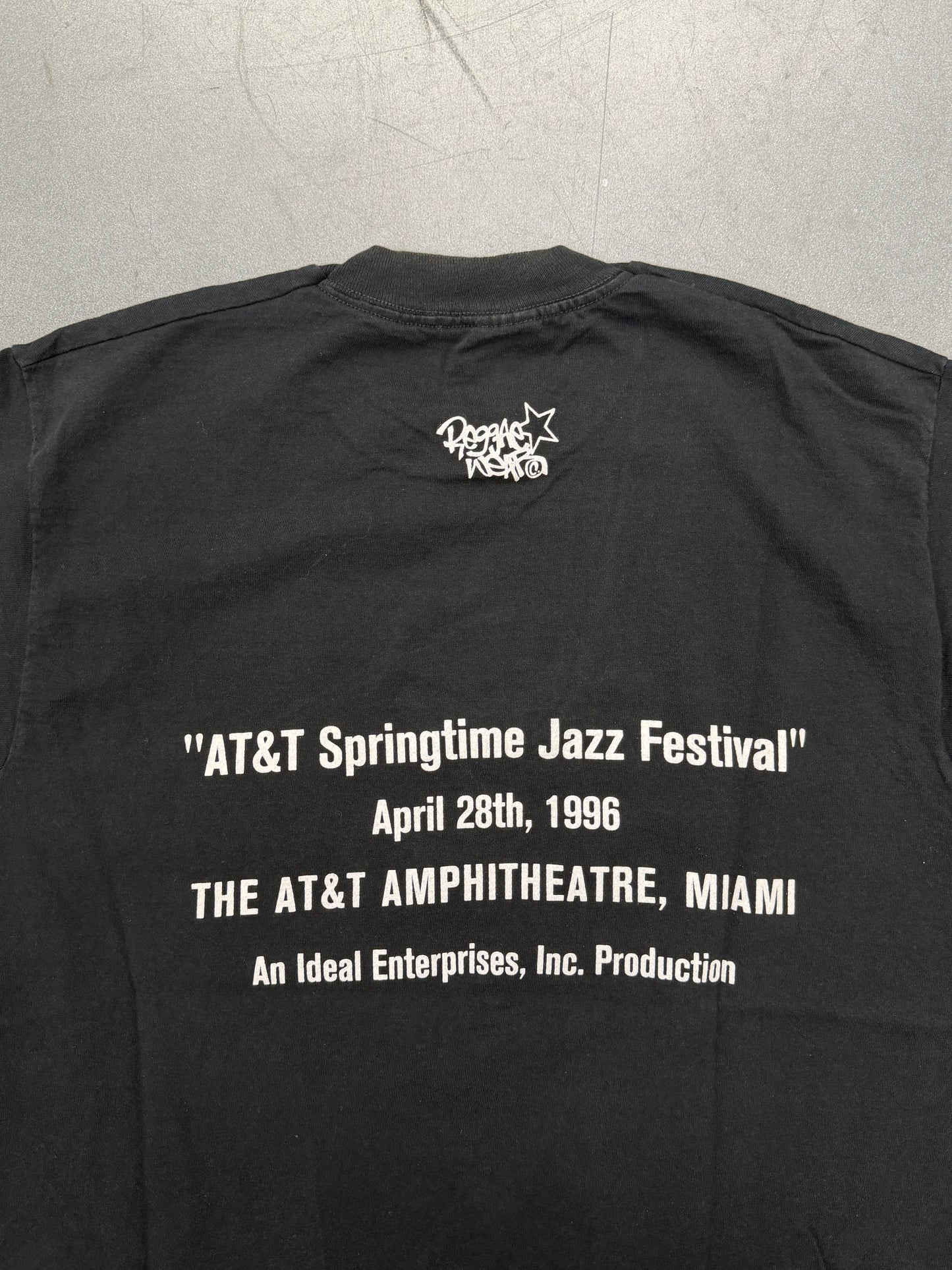 1996 AT&T SPRINGTIME JAZZ FESTIVAL SAXOPHONE TEE (FOTL TAG)