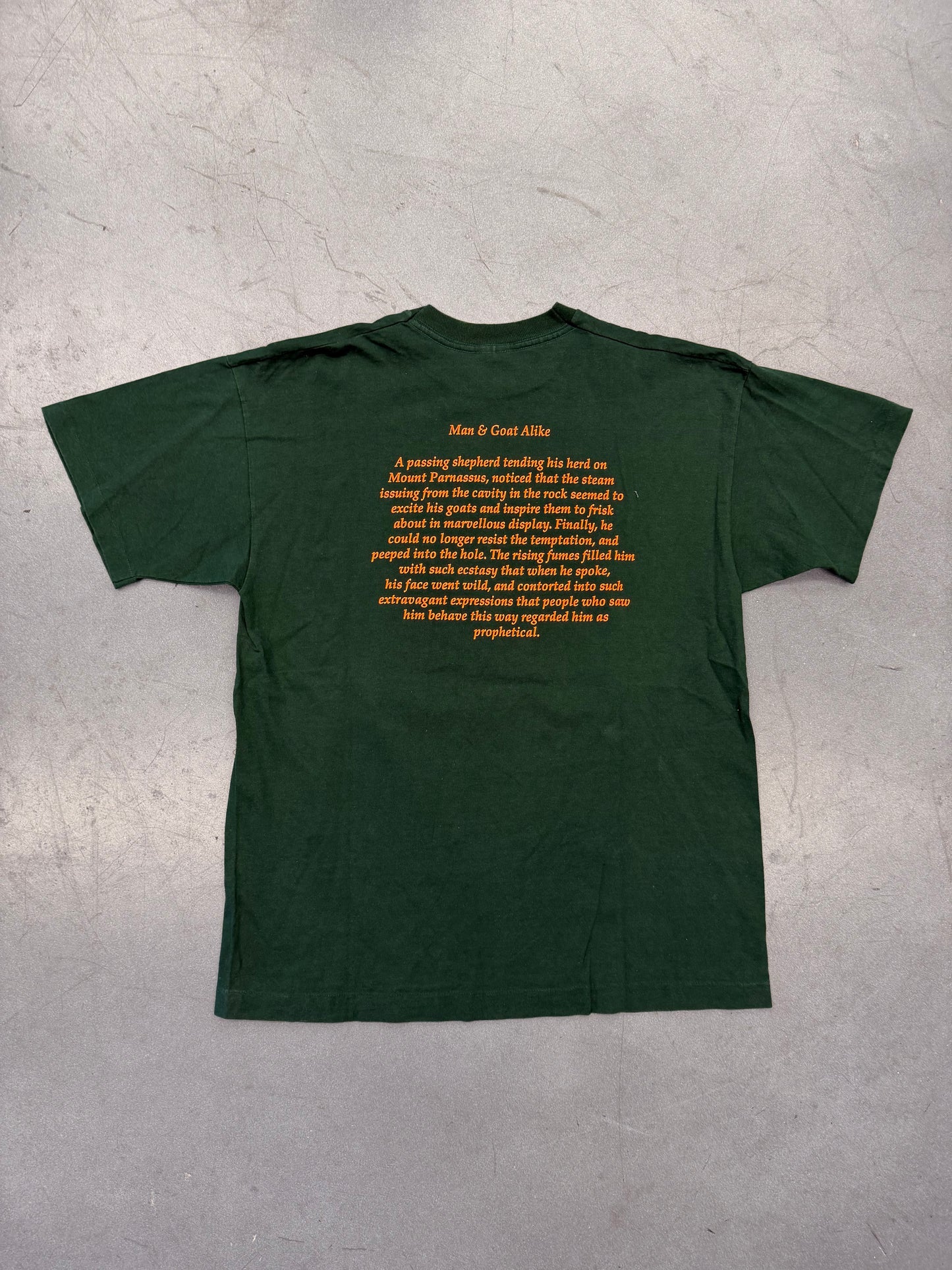 90'S B.L.O.W "MAN & GOAT ALIKE" TEE (SCREEN STARS TAG)