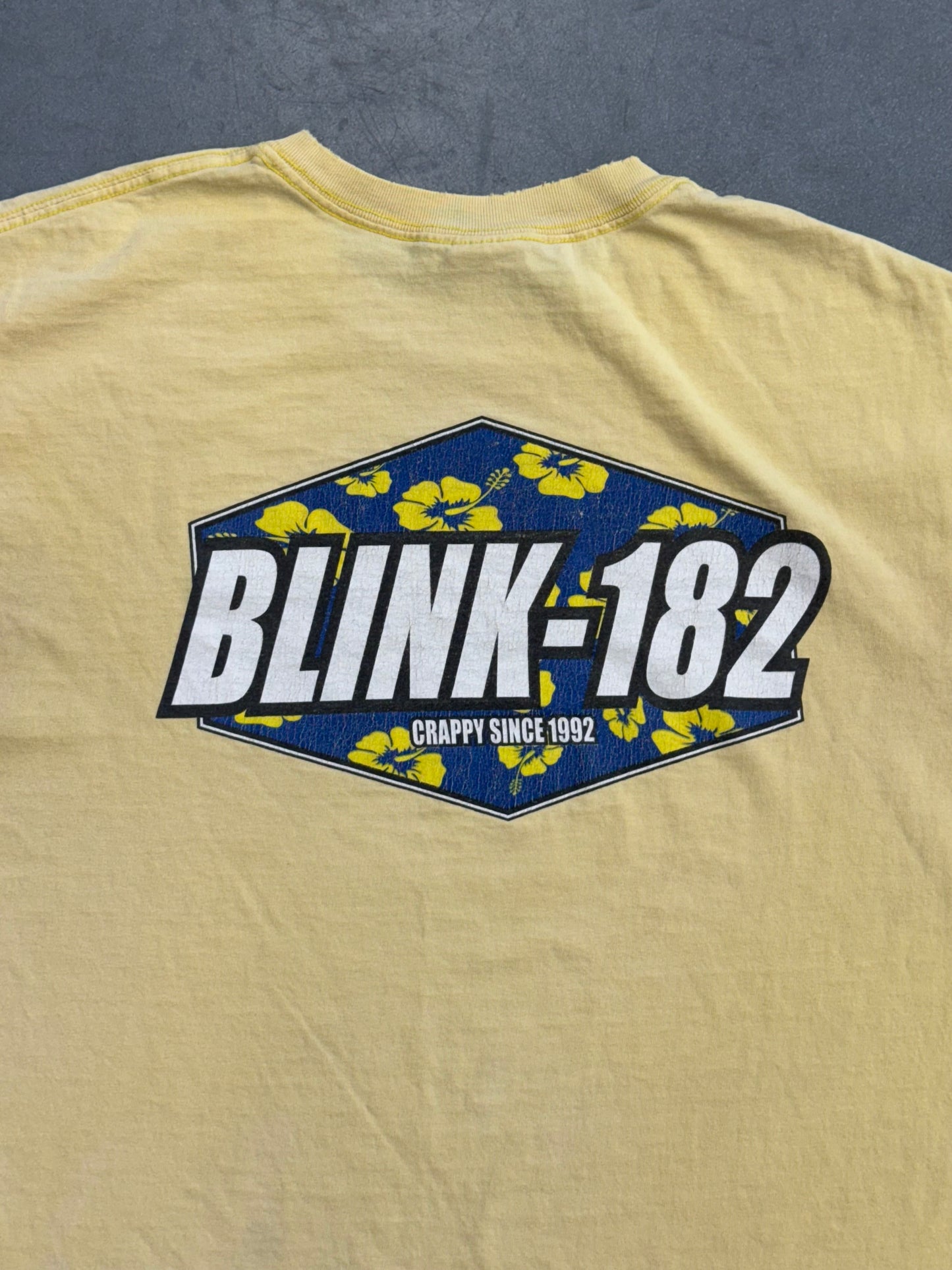 90S BLINK-182 "CRAPPY SINCE 1992" MULLET TEE (ANVIL TAG)