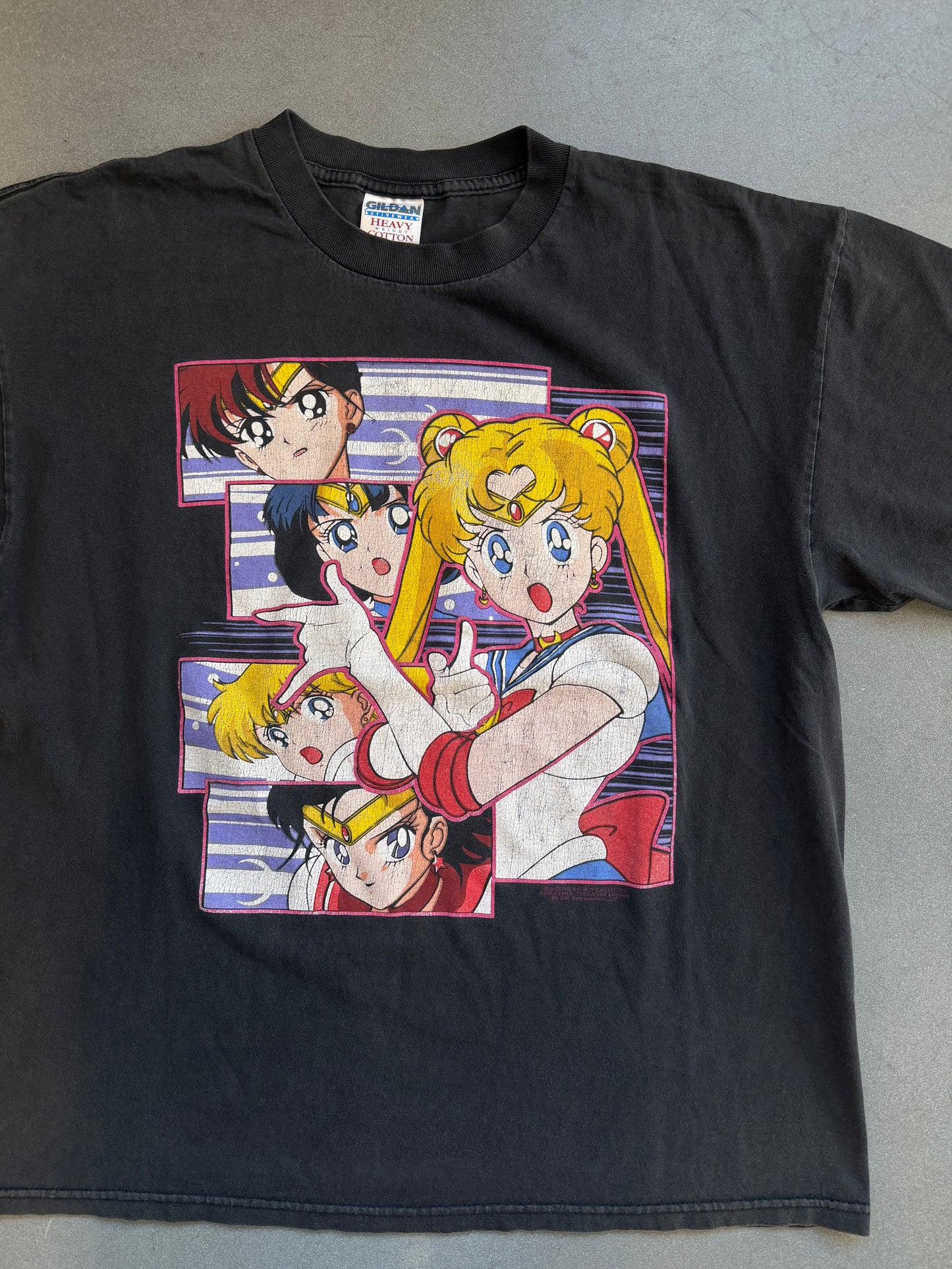 1999 SAILOR MOON SAILOR GUARDIANS ANIME PROMO TEE (GILDAN TAG)