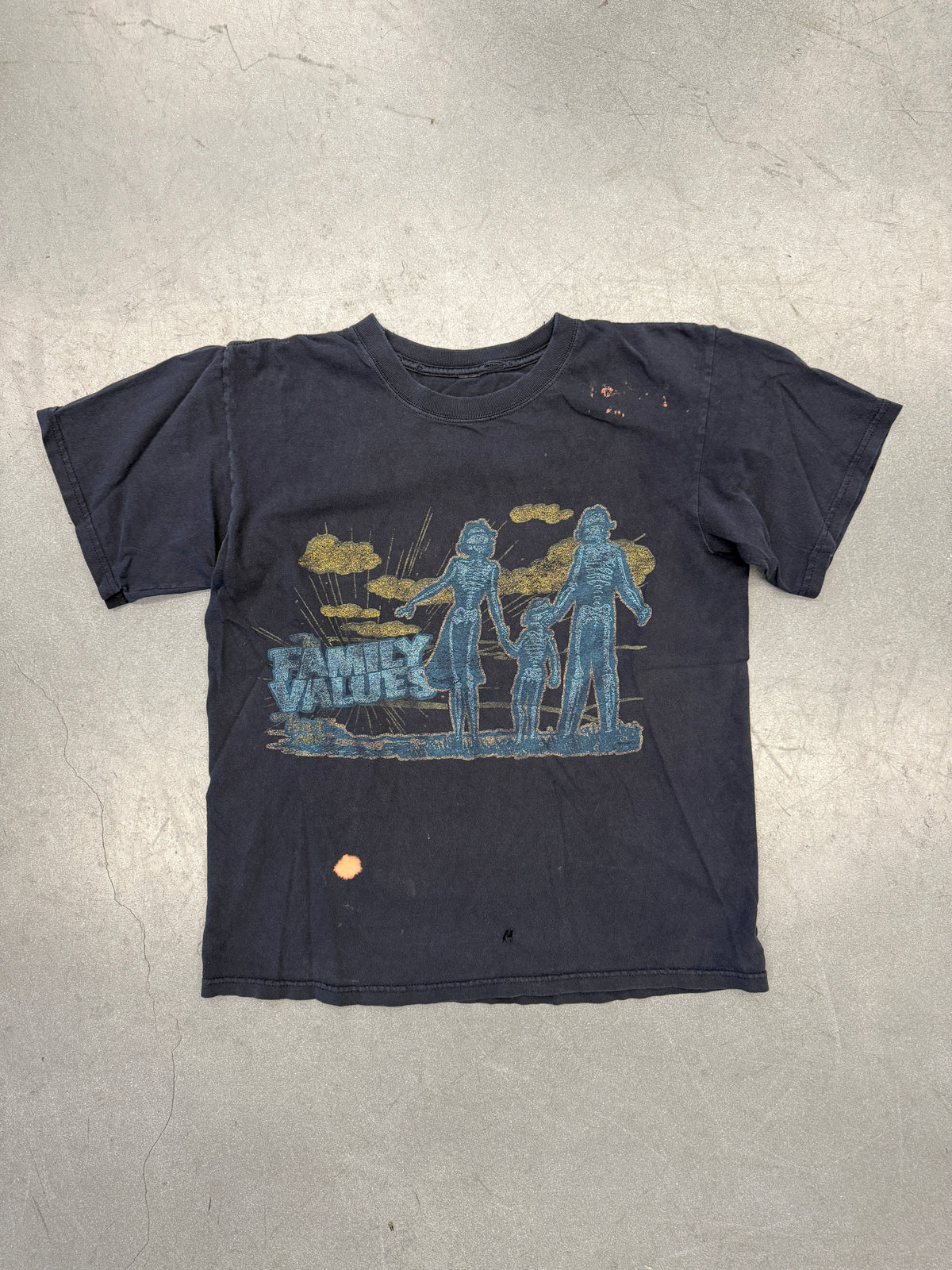 2007 THE FAMILY VALUES TOUR KORN EVANESCENCE FADED TEE (PULLED TAG)