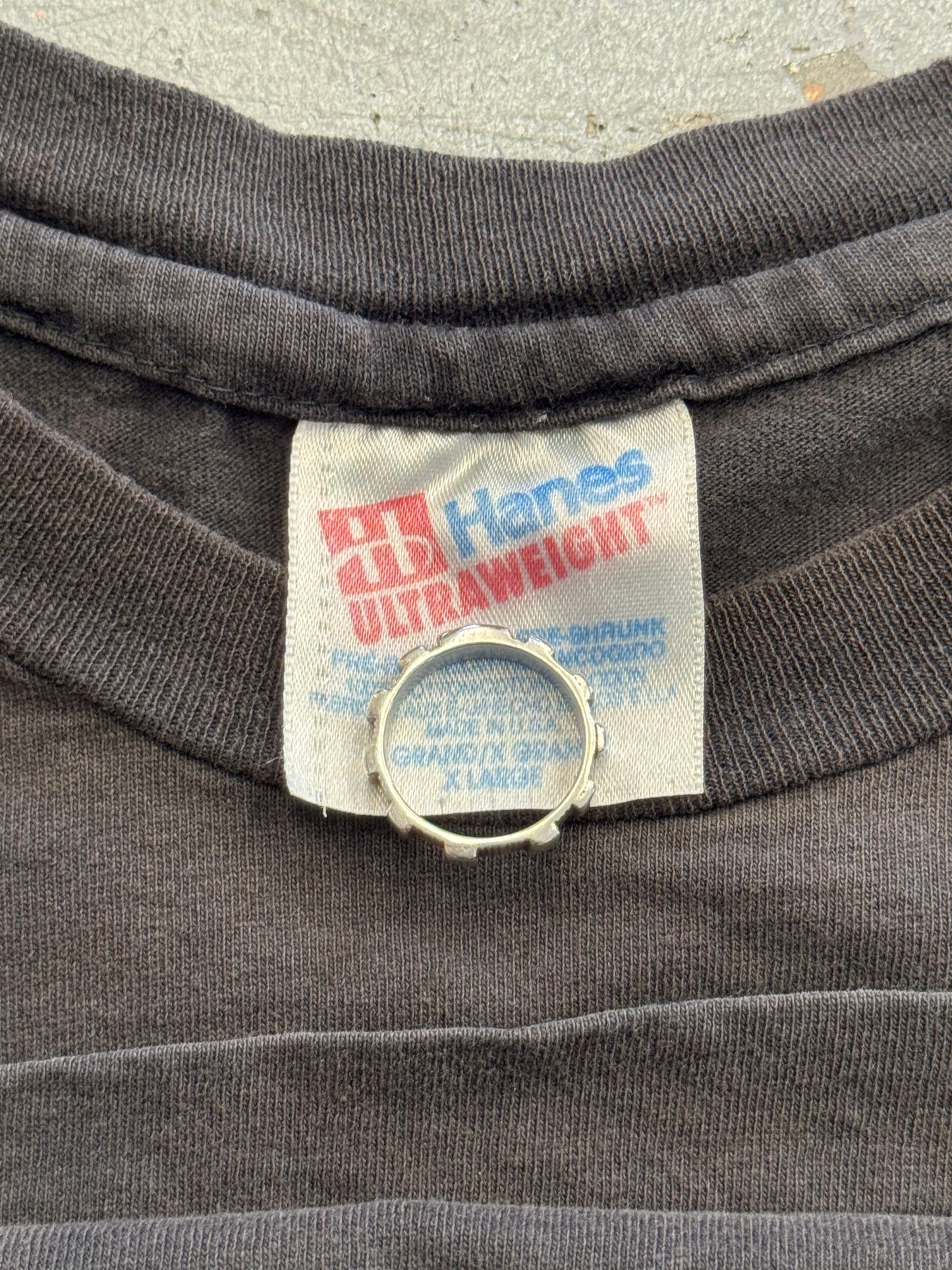 1993 JURASIC PARK T-REX CAR TEE (HANES HEAVYWEIGHT TAG)