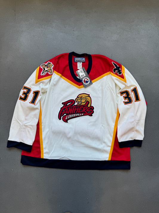 2001 ROBERTO LUONGO LOUISVILLE PANTHERS BAUER HOCKEY JERSEY NWT