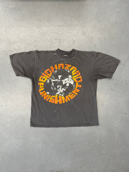 90'S BIOHAZARD PUNISHMENT EURO TOUR TEE (BRIGHT GREEN TAG)