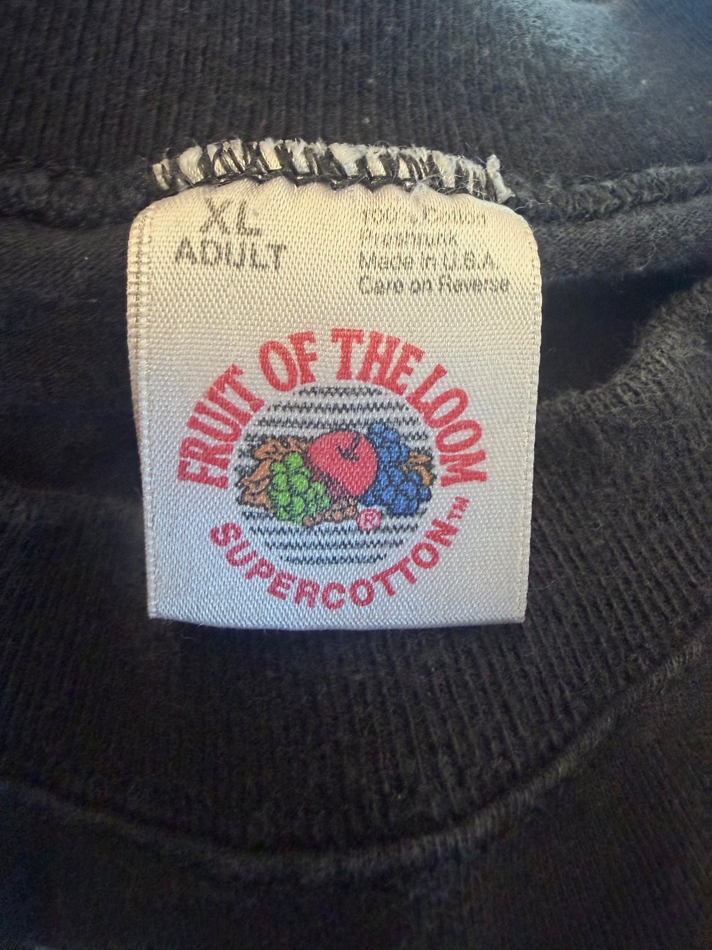 1996 OZZY OSBOURNE RETIREMENT SUCKS TOUR VIDEO CREW TEE (FOTL TAG)