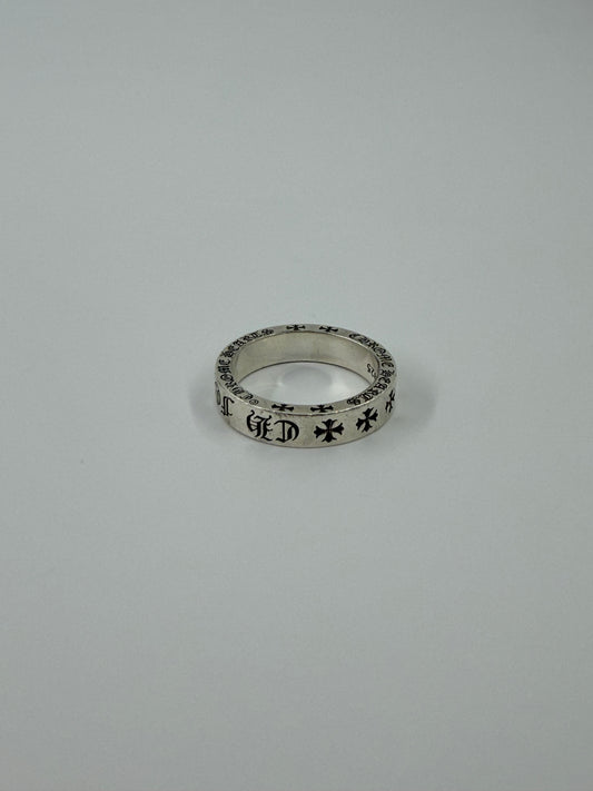 CHROME HEARTS CH FOREVER SILVER BAND RING