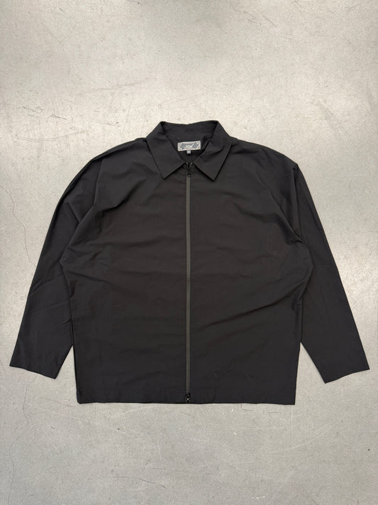KITH COLLARED NYLON ZIP-UP LS DRESS SHIRT
